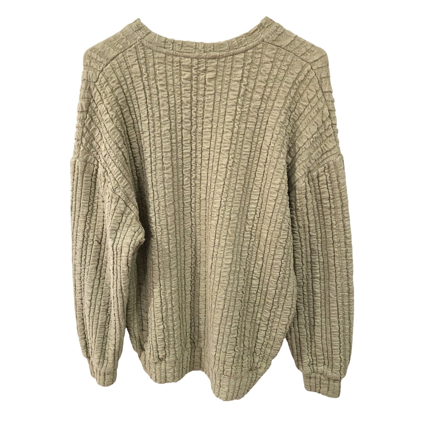 Zara Zara Size Med Textured Pullover Sweatshirt Matcha Sea Green Size US M / EU 48-50 / 2 - 6 Thumbnail