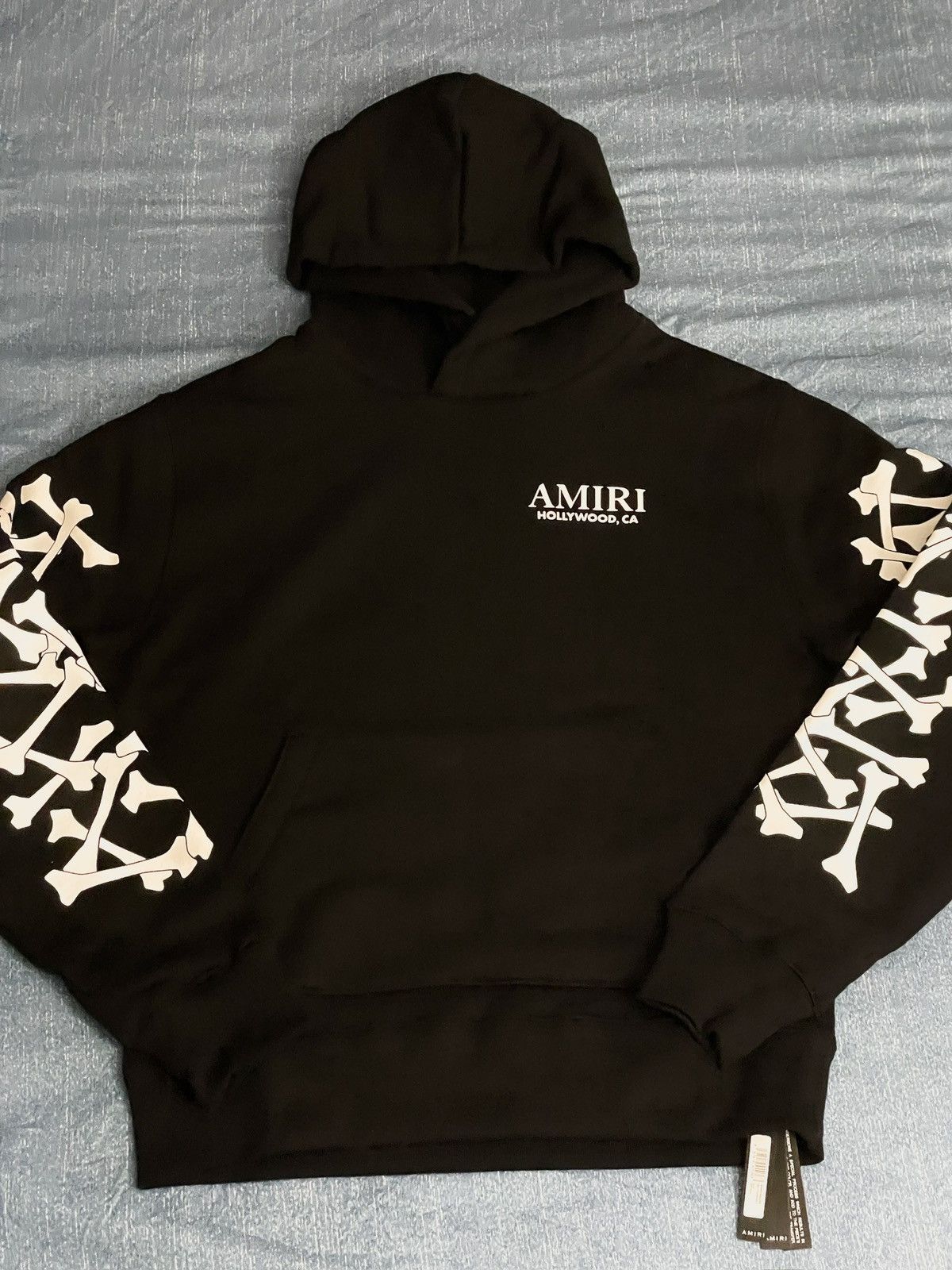 Amiri Amiri Bones Stacked Hoodie Size US S / EU 44-46 / 1 - 1 Thumbnail