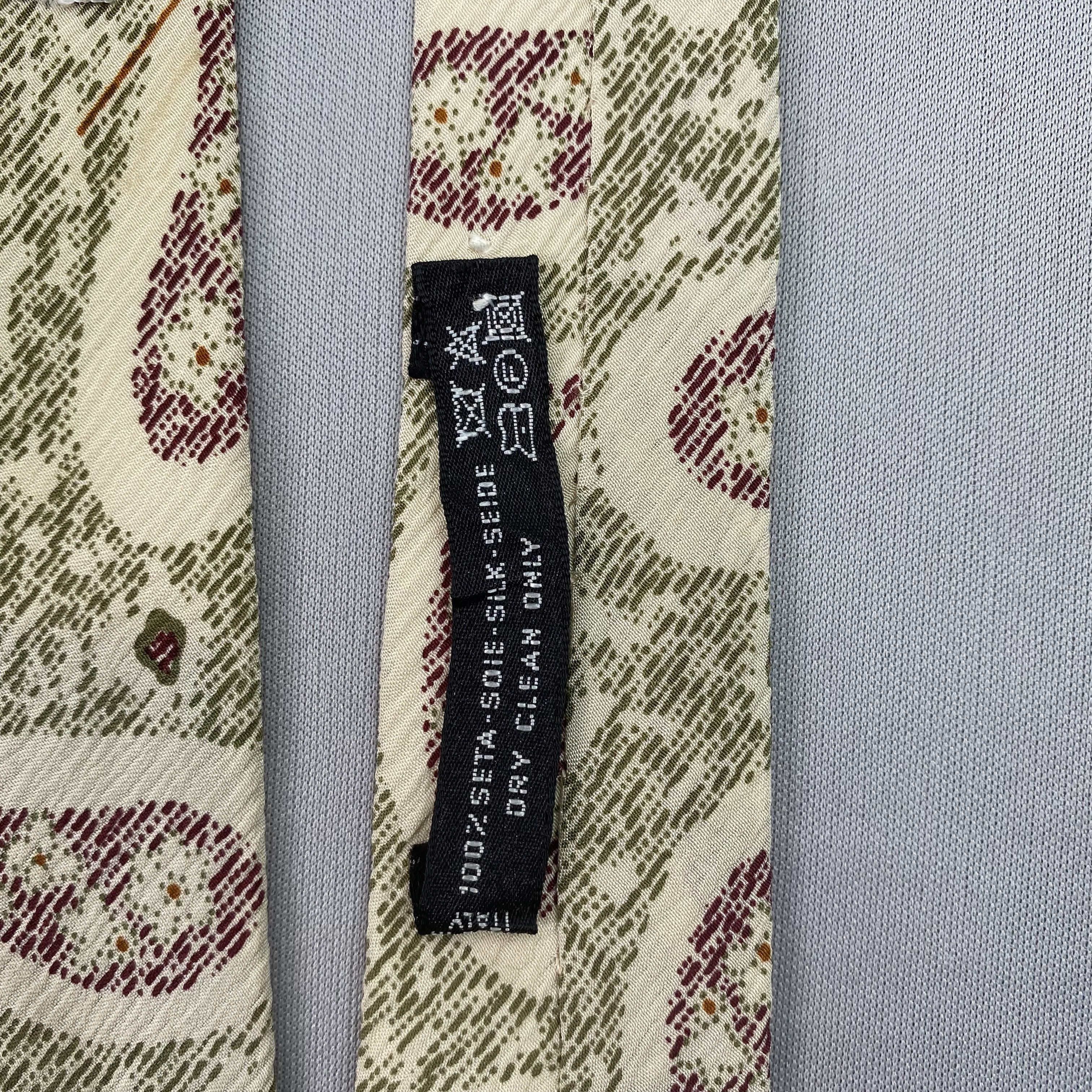 Giorgio Armani Vintage Giorgio Armani SILK Necktie Cravate Pure Silk Size ONE SIZE - 8 Thumbnail