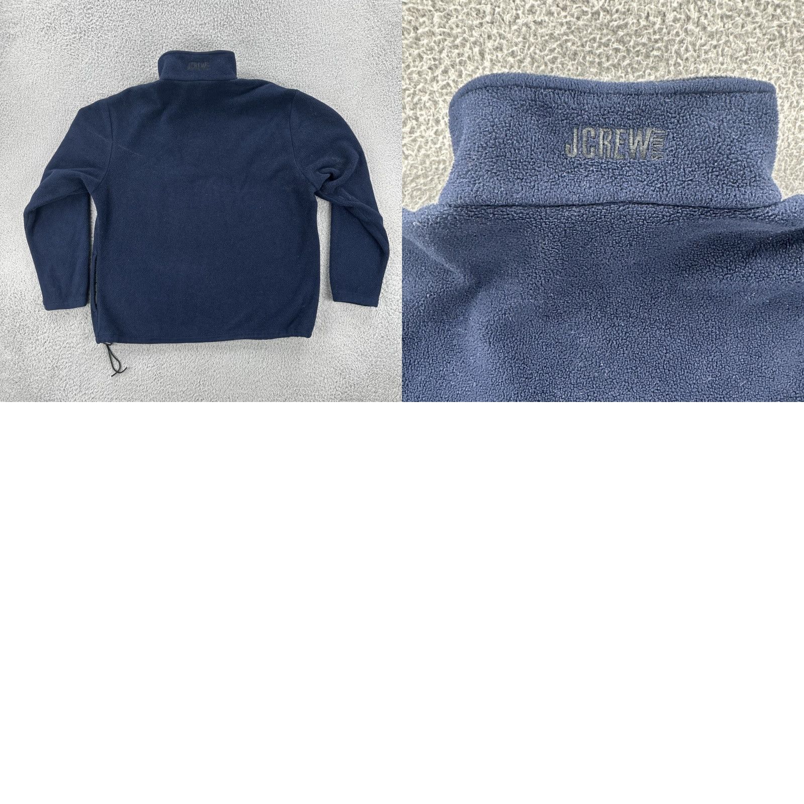 J.Crew VINTAGE J.CREW Sport Women L Blue 1/4 Zip Pullover Fleece Sweatshirt Crew Neck Zip Women Size L / US 10 / IT 46 - 10 Thumbnail