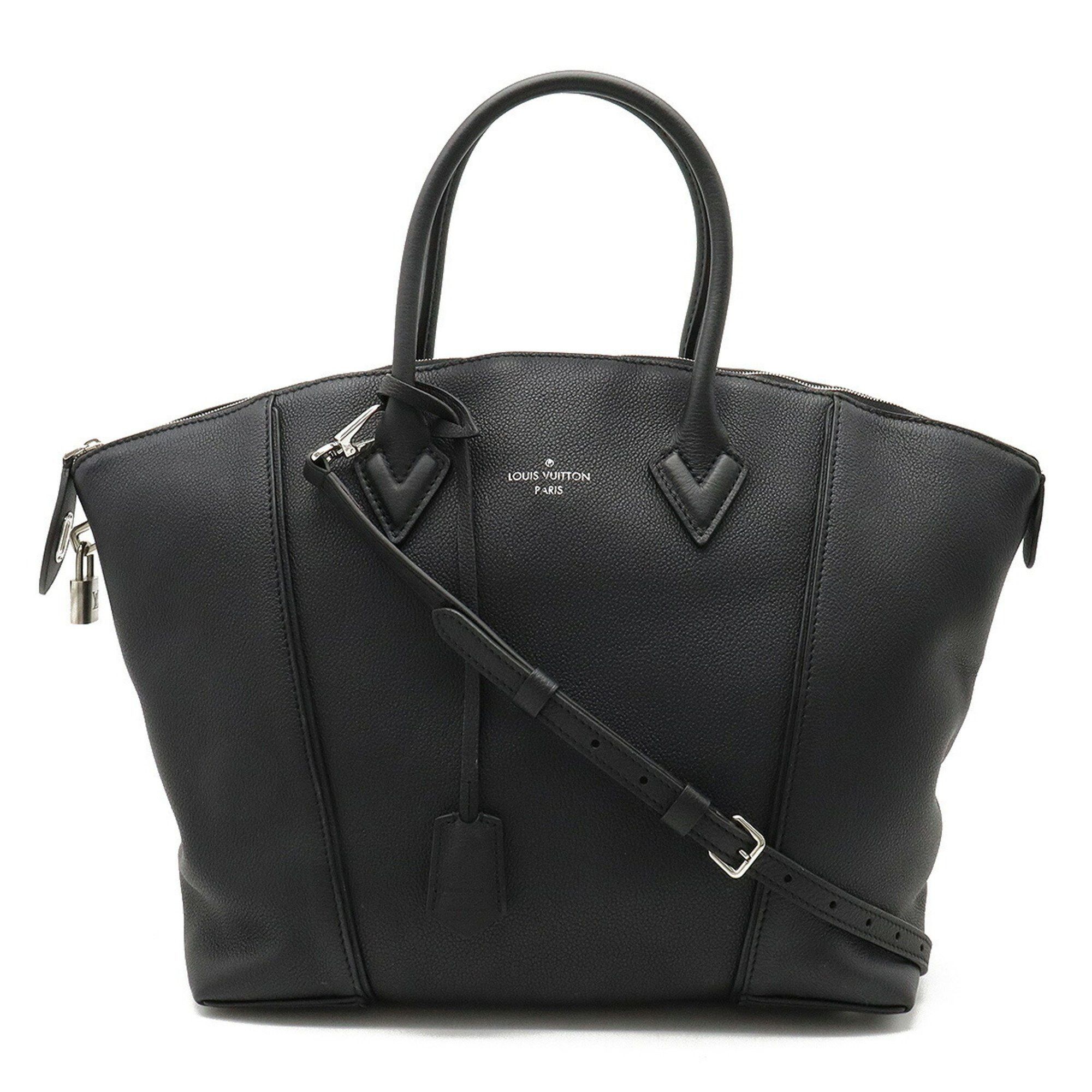 Louis Vuitton Lockit Black Leather Handbag (Pre-Owned) Size ONE SIZE - 1 Thumbnail