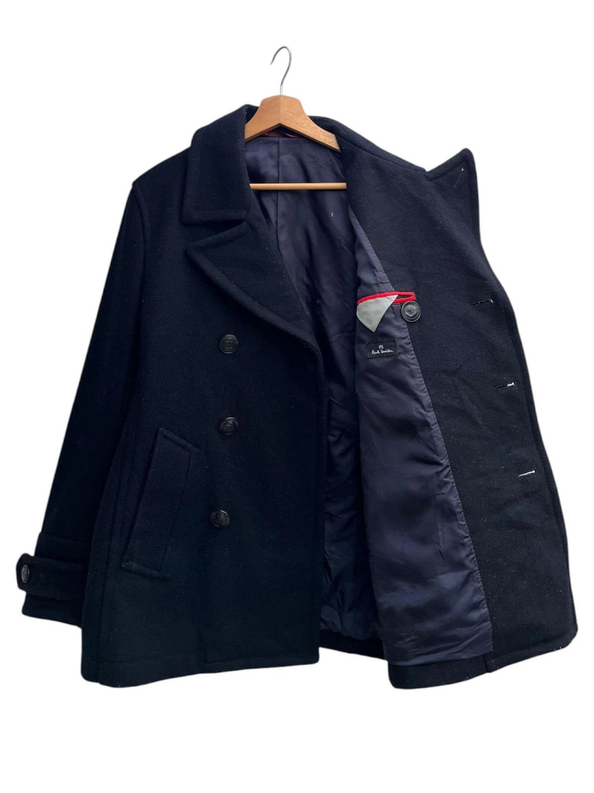 Paul Smith Paul Smith Wool Blend Peacoat Size US M / EU 48-50 / 2 - 3 Thumbnail