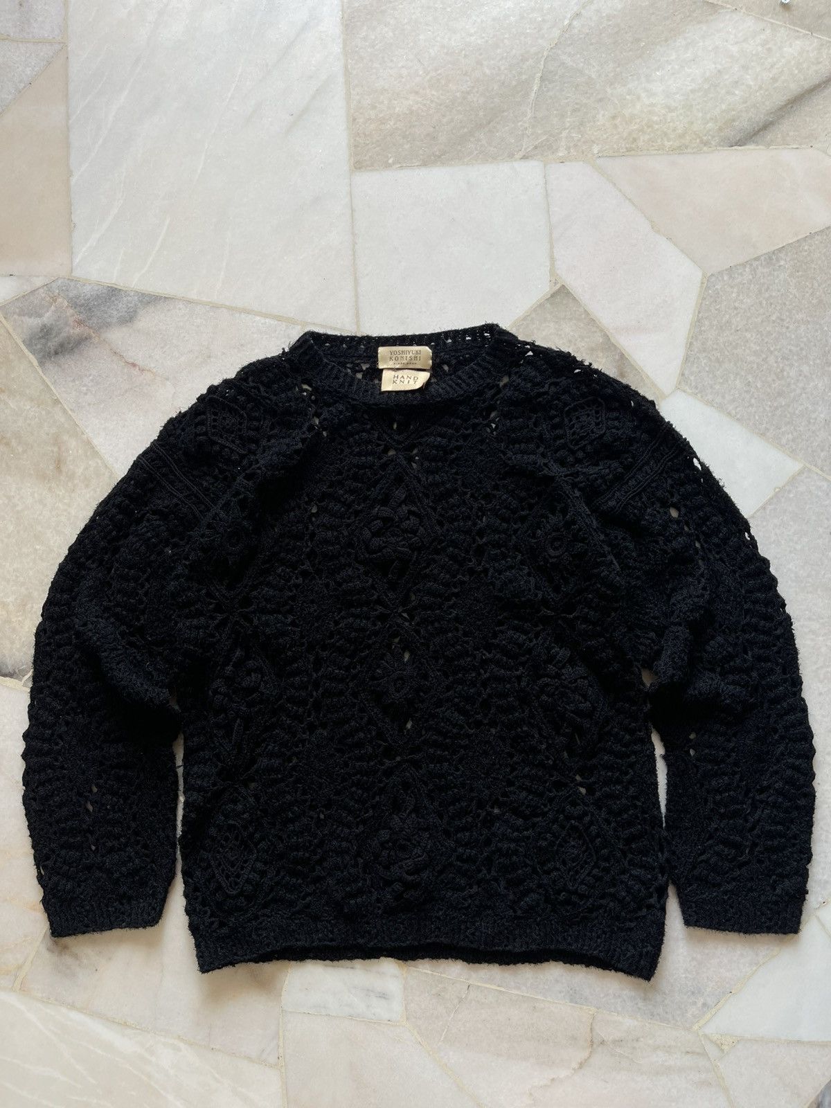 Yoshiyuki Konishi Yoshiyuki Konishi Hand Knit Cable Art Size US M / EU 48-50 / 2 - 2 Thumbnail