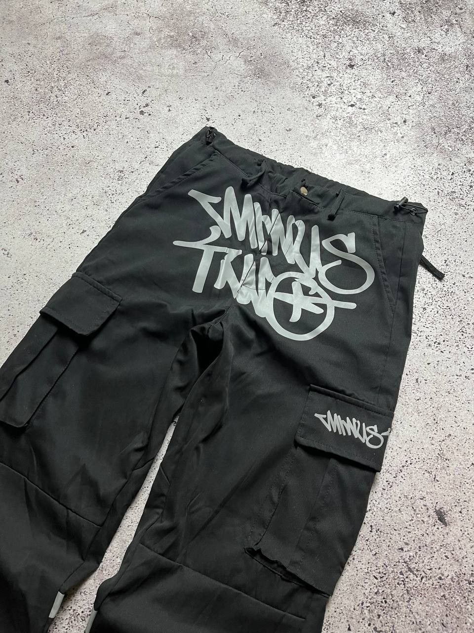 Japanese Brand Minus Two Cargo Pants Y2K Parachutes BBC Style Size US 32 / EU 48 - 4 Thumbnail