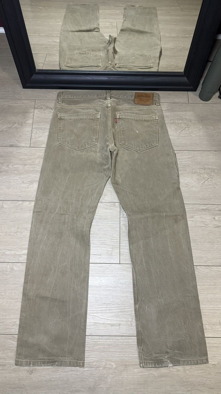 Levi's Y2K 2000s Levi’s 511 34 x 32 Faded Stone Wash Baggy Denim Size US 34 / EU 50 - 2 Thumbnail