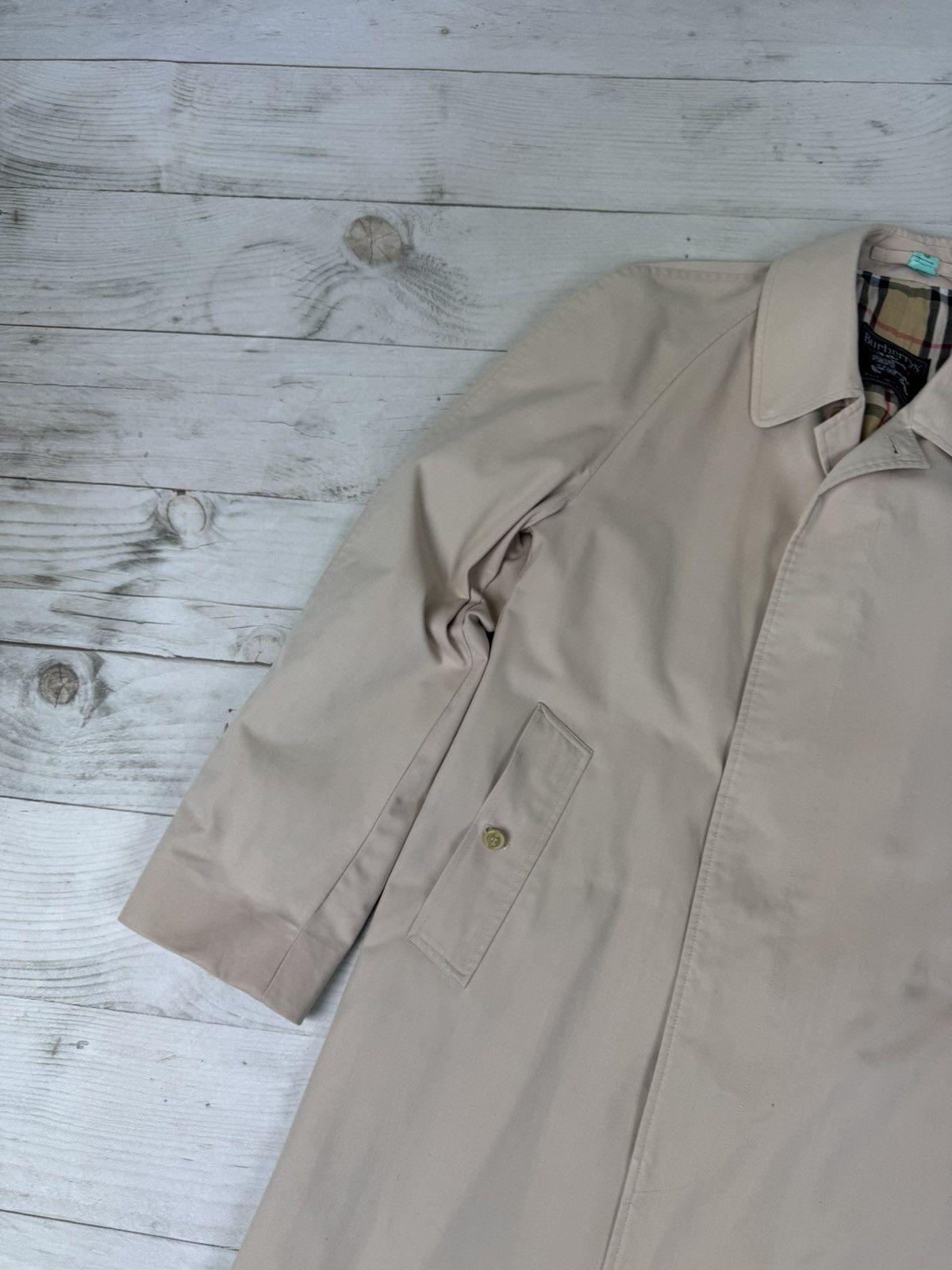 Burberry Vintage Burberrys London Trench Coat Nova Check 90s Size US S / EU 44-46 / 1 - 5 Thumbnail