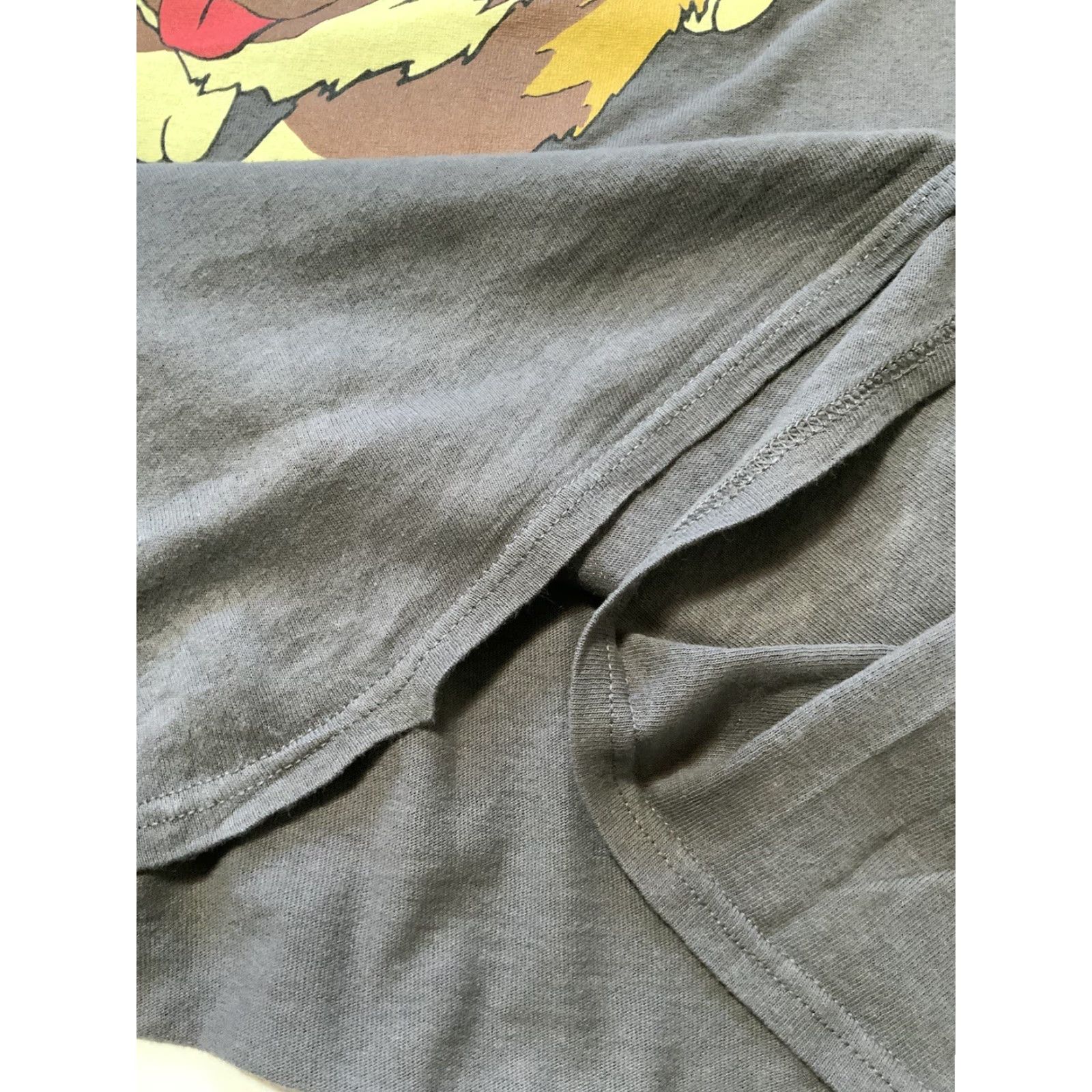 Vintage VINTAGE Cowboy Bebop Ein Corgi Dog Sunrise Neo Noir Anime Manga Graphic S/S T-Shirt Sz.M Medium Gray Mens Size US M / EU 48-50 / 2 - 6 Thumbnail