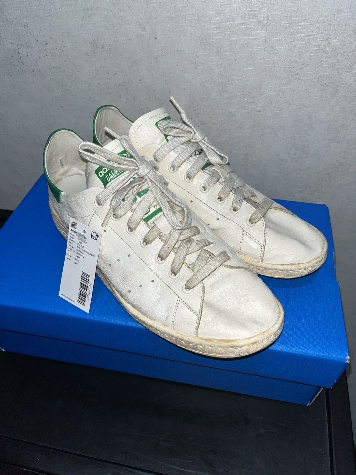 Adidas × Balenciaga Balenciaga Stan Smith White "Worn-Out" Size 11 Size US 11 / EU 44 - 2 Thumbnail