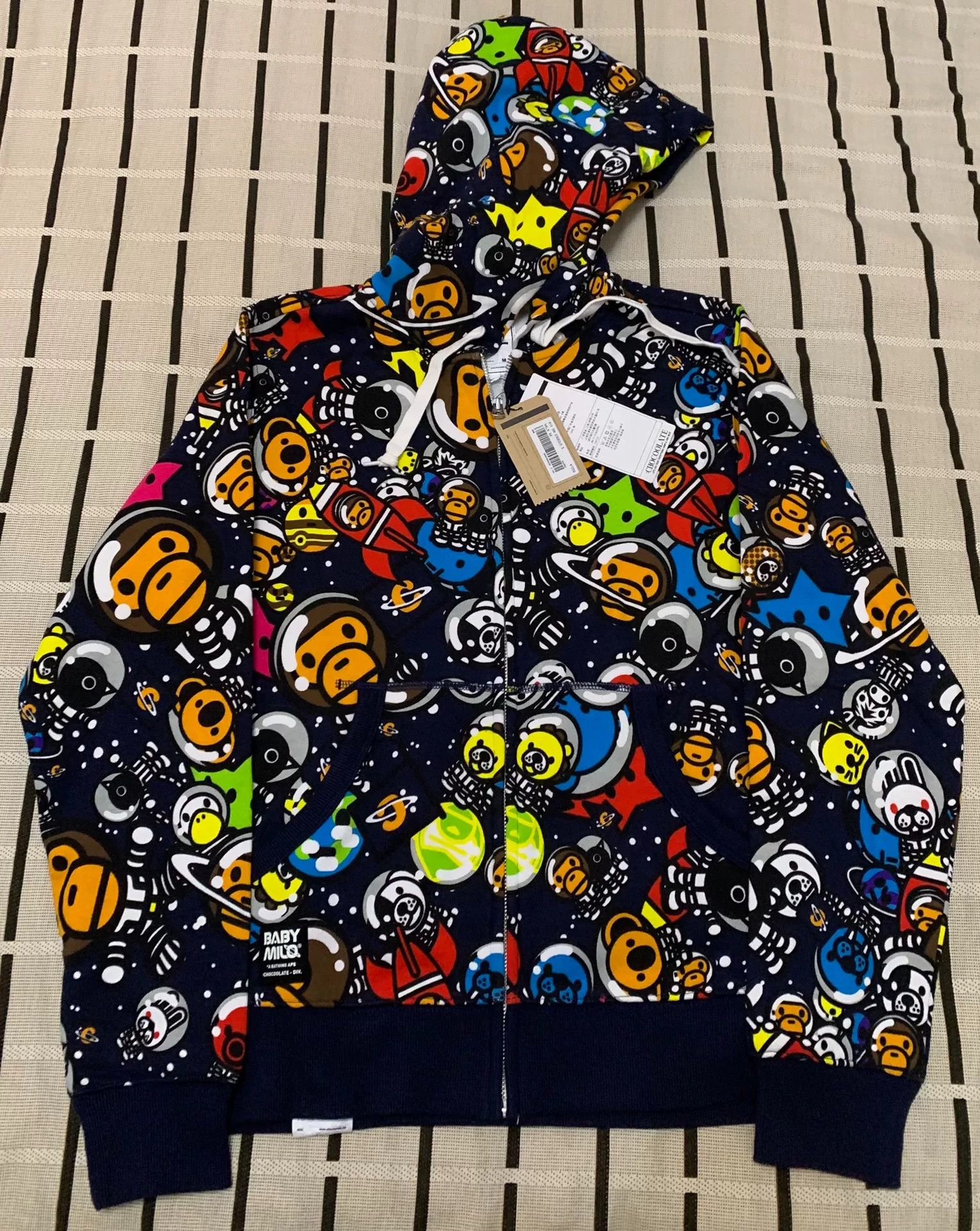 Bape Bape Printed Brown Light Jacket M Men Size US M / EU 48-50 / 2 - 1 Thumbnail