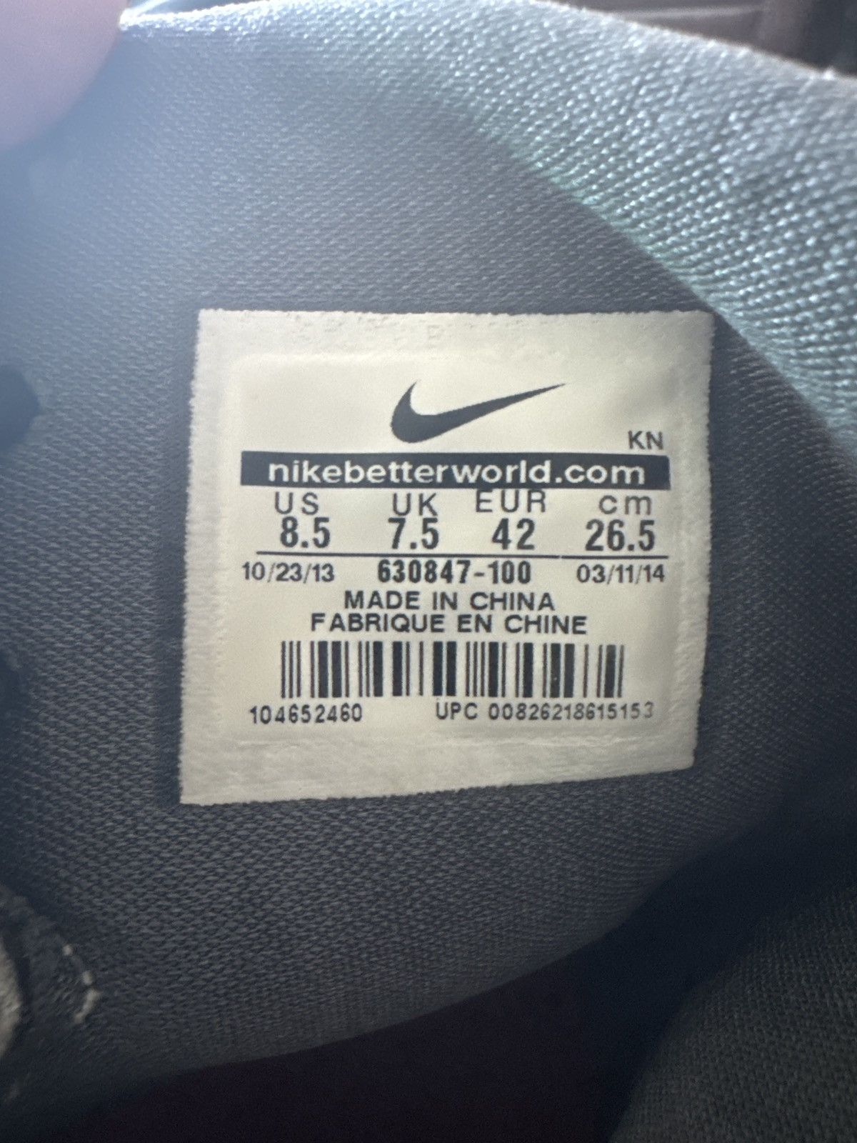 Nike Kobe 9 Elite Fundamentals High Size US 8.5 / EU 41-42 - 7 Thumbnail