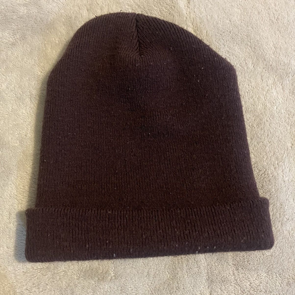 Carhartt Vintage Carhartt Beanie Adult One Size Brown Hat Knit Cuffed Size ONE SIZE - 2 Thumbnail