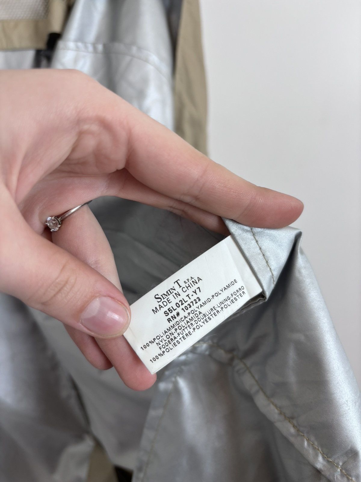 Armani Armani Jeans Women’s Beige Brown Long Trench Coat Size XL / US 12-14 / IT 48-50 - 18 Thumbnail