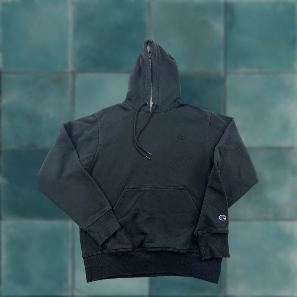 Champion Champion Hoodie Mens Small Black Pullover Sweatshirt Size US S / EU 44-46 / 1 - 1 Thumbnail