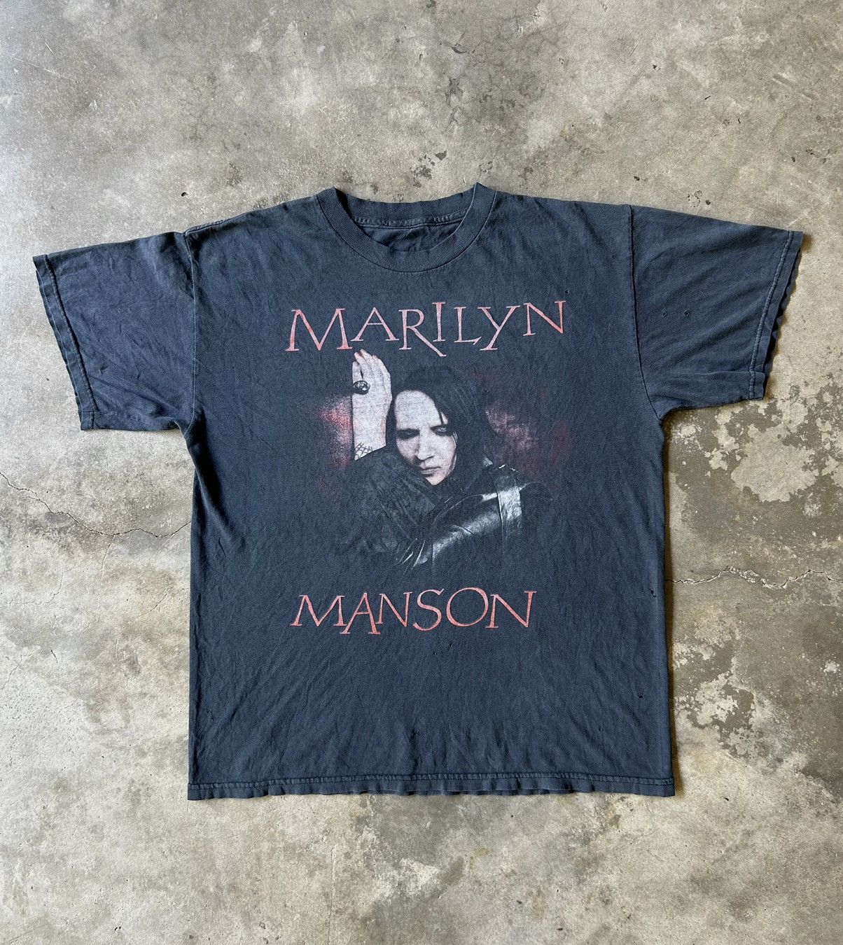 Band Tees Vintage Y2K "Marilyn Manson" Band Tees 2000s Size US XL / EU 56 / 4 - 2 Thumbnail