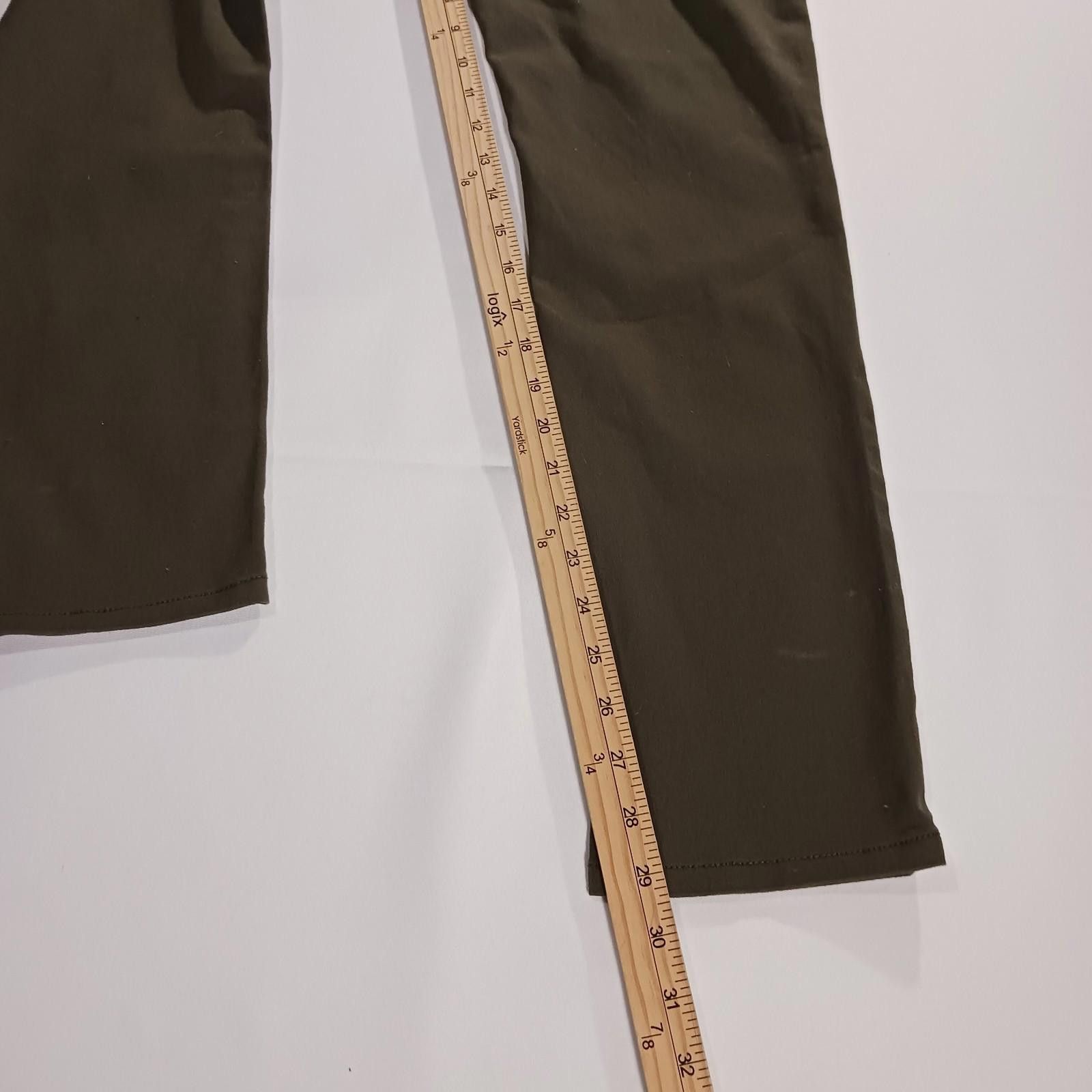 Venus Venus Mid-Rise Women's Green Stretch Leggings Pants Size 10 Size 32" / US 10 / IT 46 - 7 Thumbnail