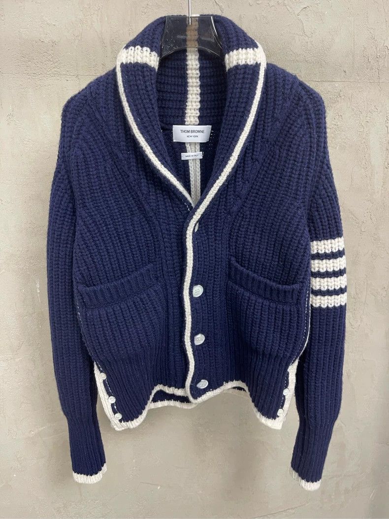Thom Browne Thom Browne Woolen collar sweater Size US XS / EU 42 / 0 - 3 Thumbnail