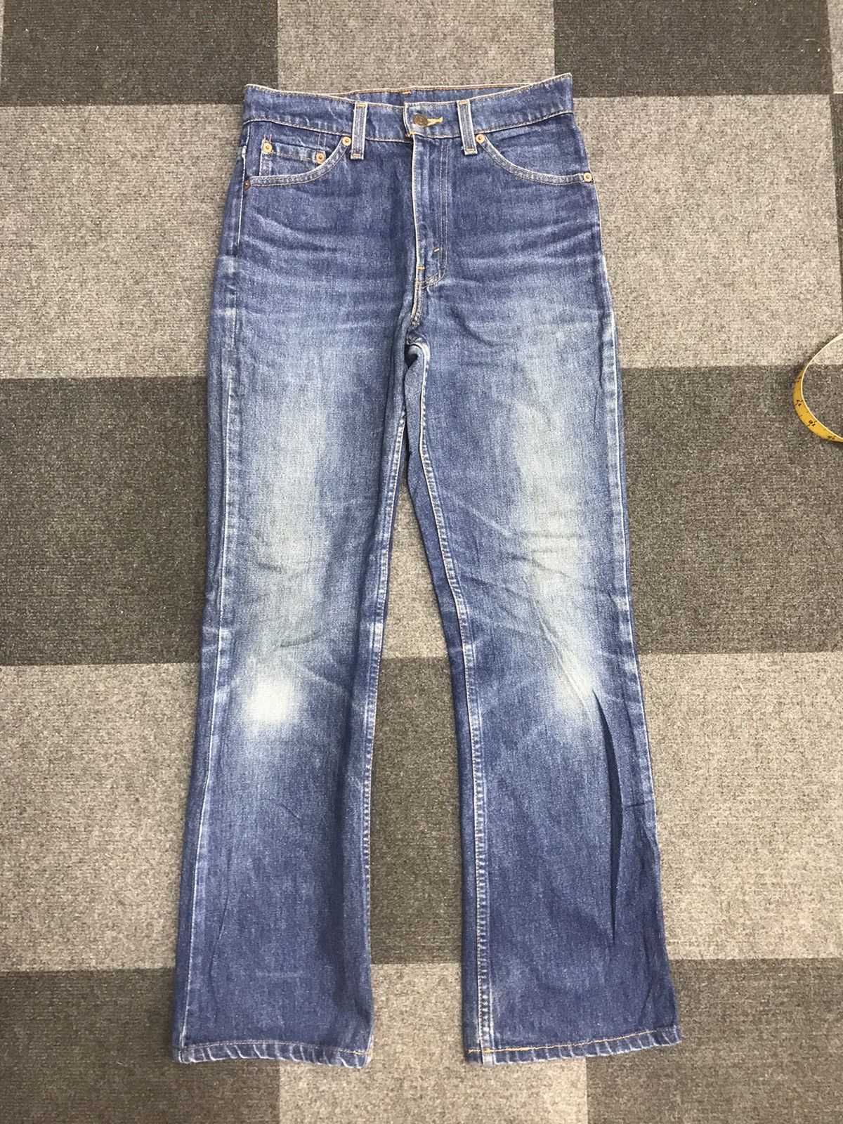 Levi's 💥Flare 90s💥Vintage 90s Levis 517 Flare Blue Wash Jeans Size US 27 - 3 Thumbnail