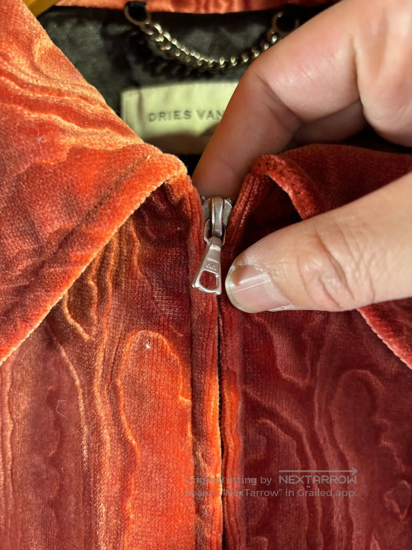 Dries Van Noten Dries Van Noten Water Ripple Velvet Boxy Jacket. Size US M / EU 48-50 / 2 - 4 Thumbnail