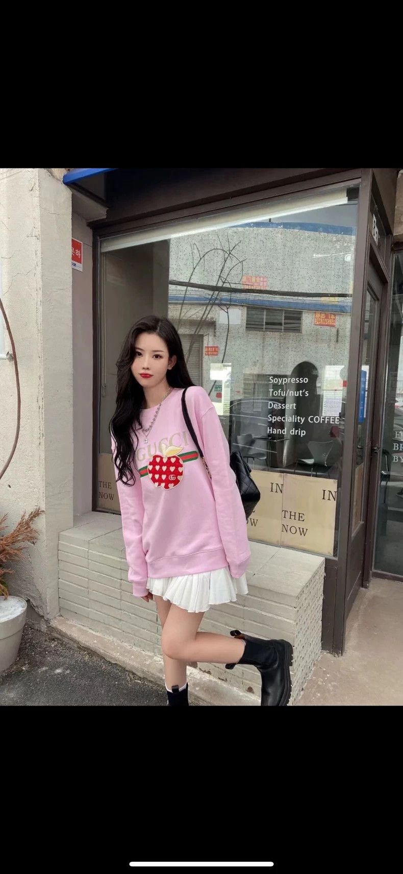 Gucci Gucci SS21 Love Apple Pattern Pullover Loose Round-neck Lo Size XS / US 0-2 / IT 36-38 - 8 Thumbnail