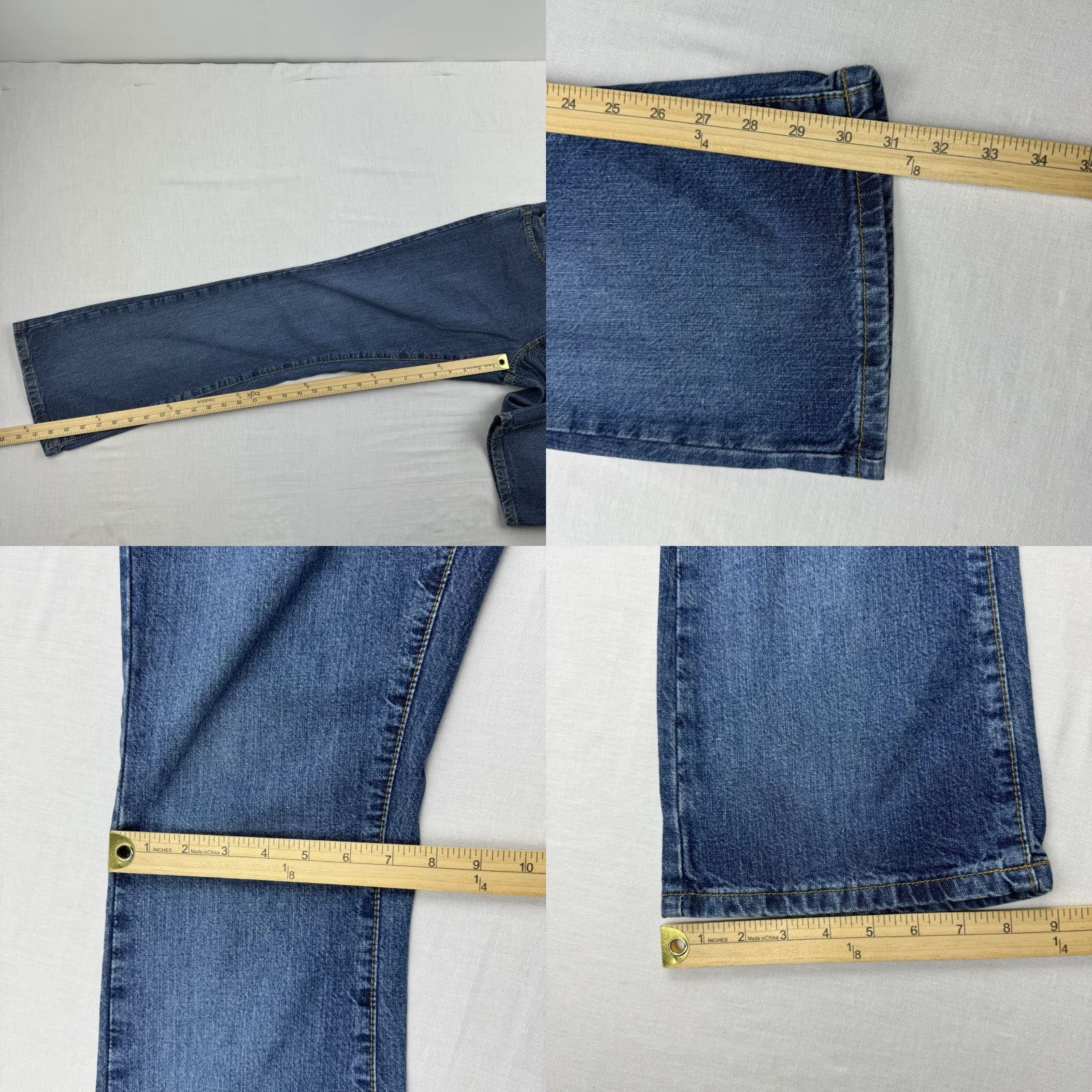 Polo Ralph Lauren VINTAGE Polo Ralph Lauren Jeans Womens 6 Blue Bootcut Low Waist Y2K Punk Size 28" / US 6 / IT 42 - 8 Thumbnail