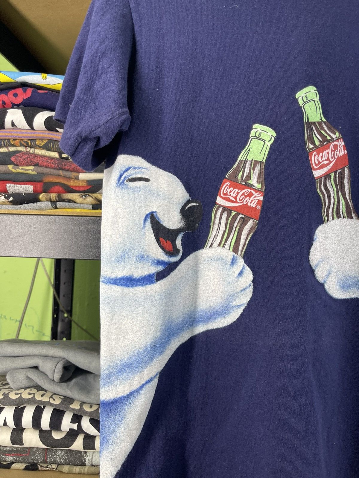 Coca Cola 1995 Vintage Coca-Cola Polar Bear T-shirt Size US M / EU 48-50 / 2 - 5 Thumbnail