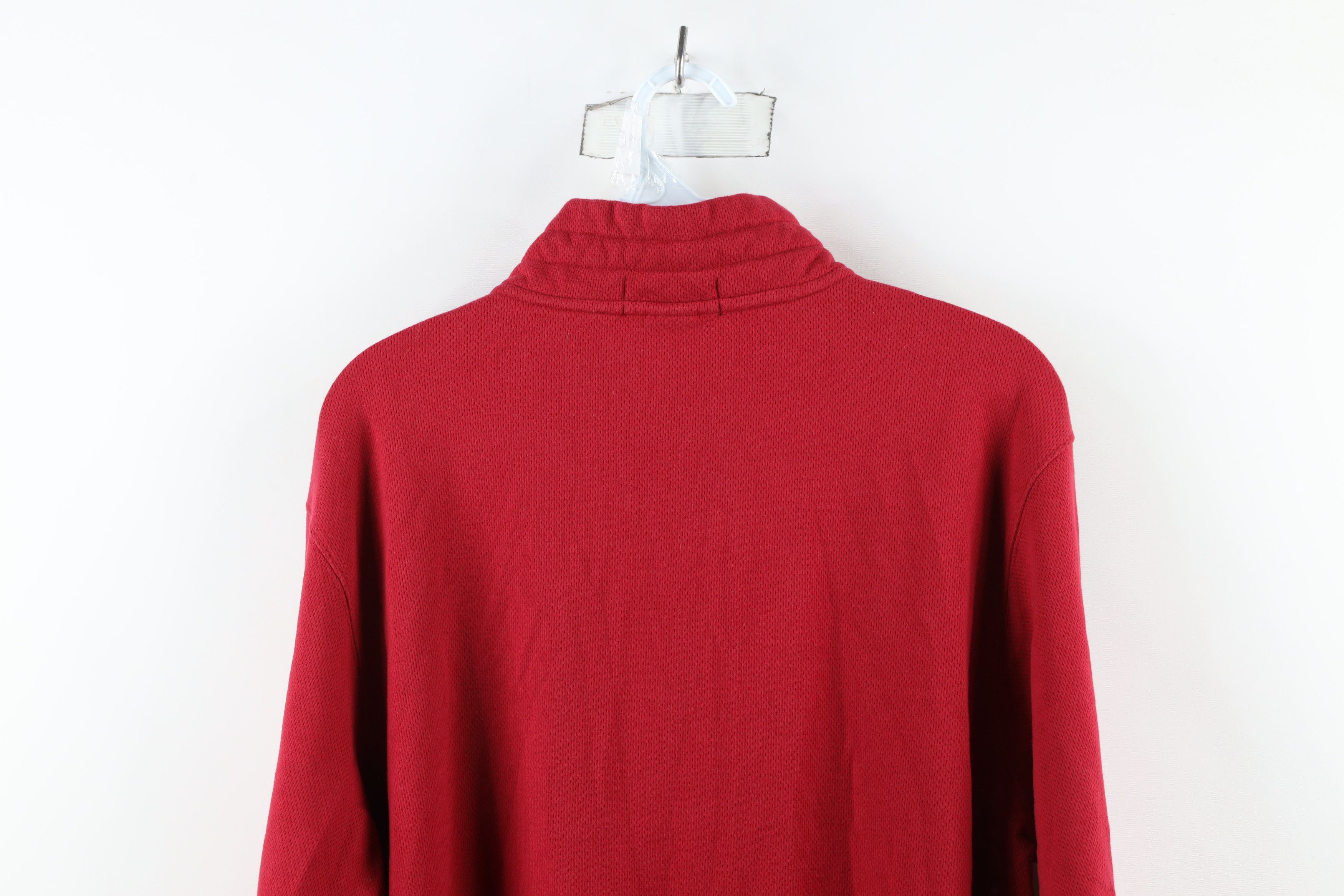 Lands' End × Vintage Vintage Lands End Thermal Knit Half Zip Pullover Sweater Size US L / EU 52-54 / 3 - 11 Thumbnail