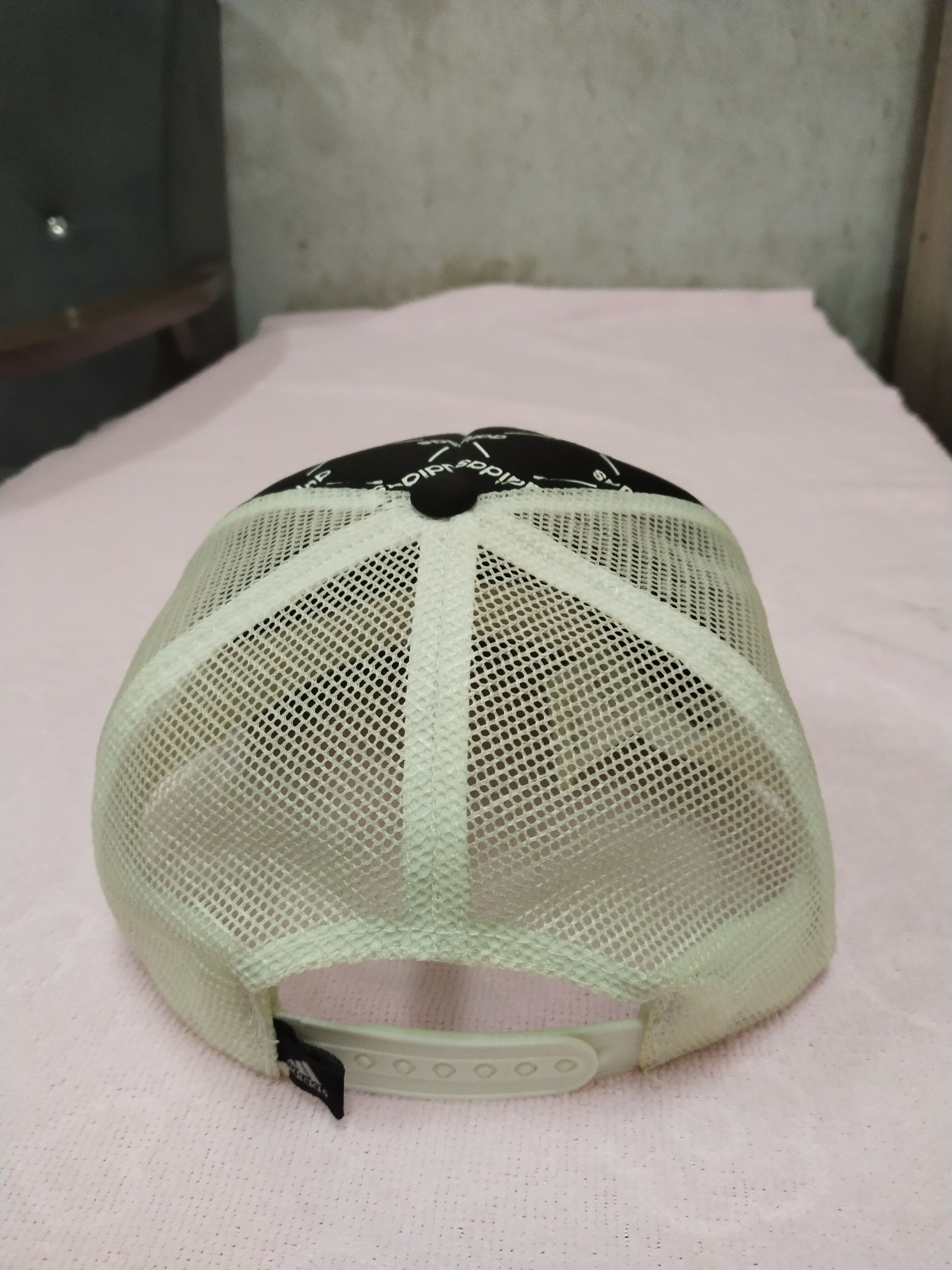 Adidas VINTAGE ADIDAS MONOGRAM 3 STRIPE TRUCKER HAT Size ONE SIZE - 5 Thumbnail