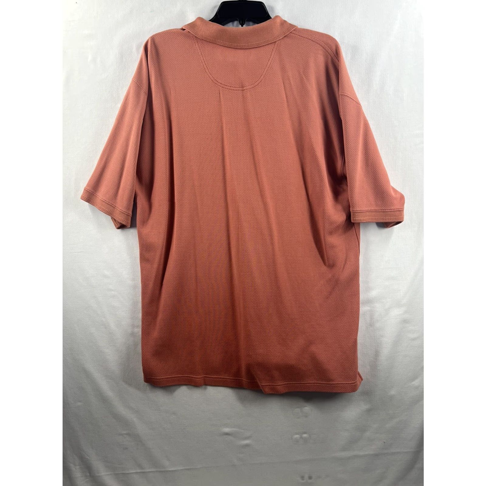 Tommy Bahama Tommy Bahama Polo Shirt Adult Mens Large Orange Marlin Casual Cotton Rugby Size US L / EU 52-54 / 3 - 7 Thumbnail