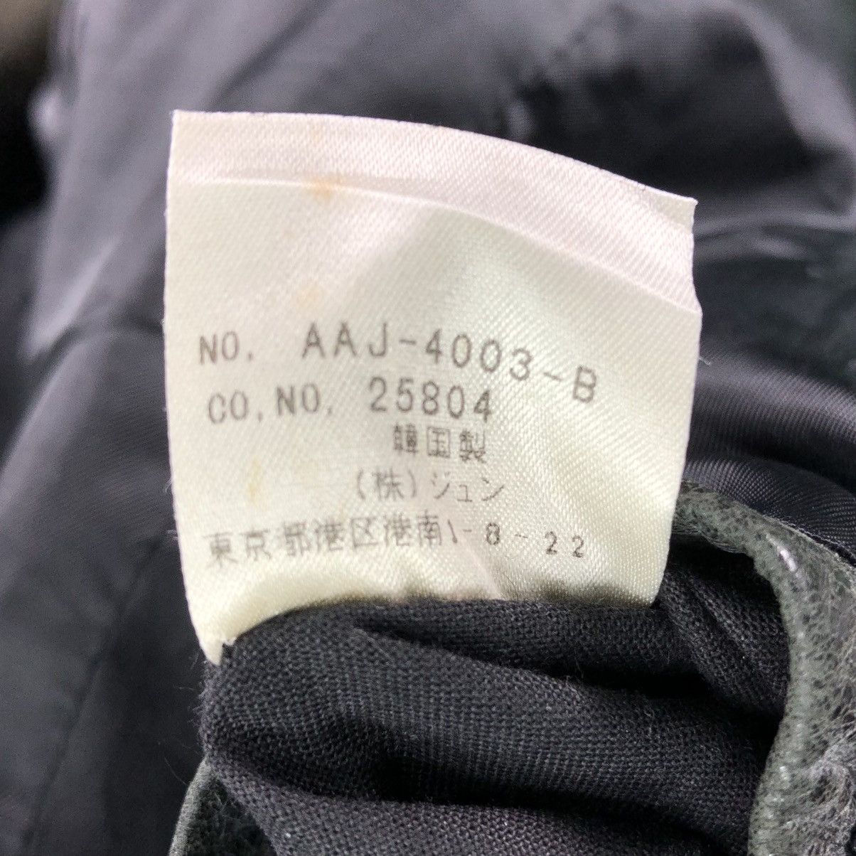Japanese Brand Vintage 90's Leather Zipper Jacket by Jun Men Size US S / EU 44-46 / 1 - 16 Thumbnail