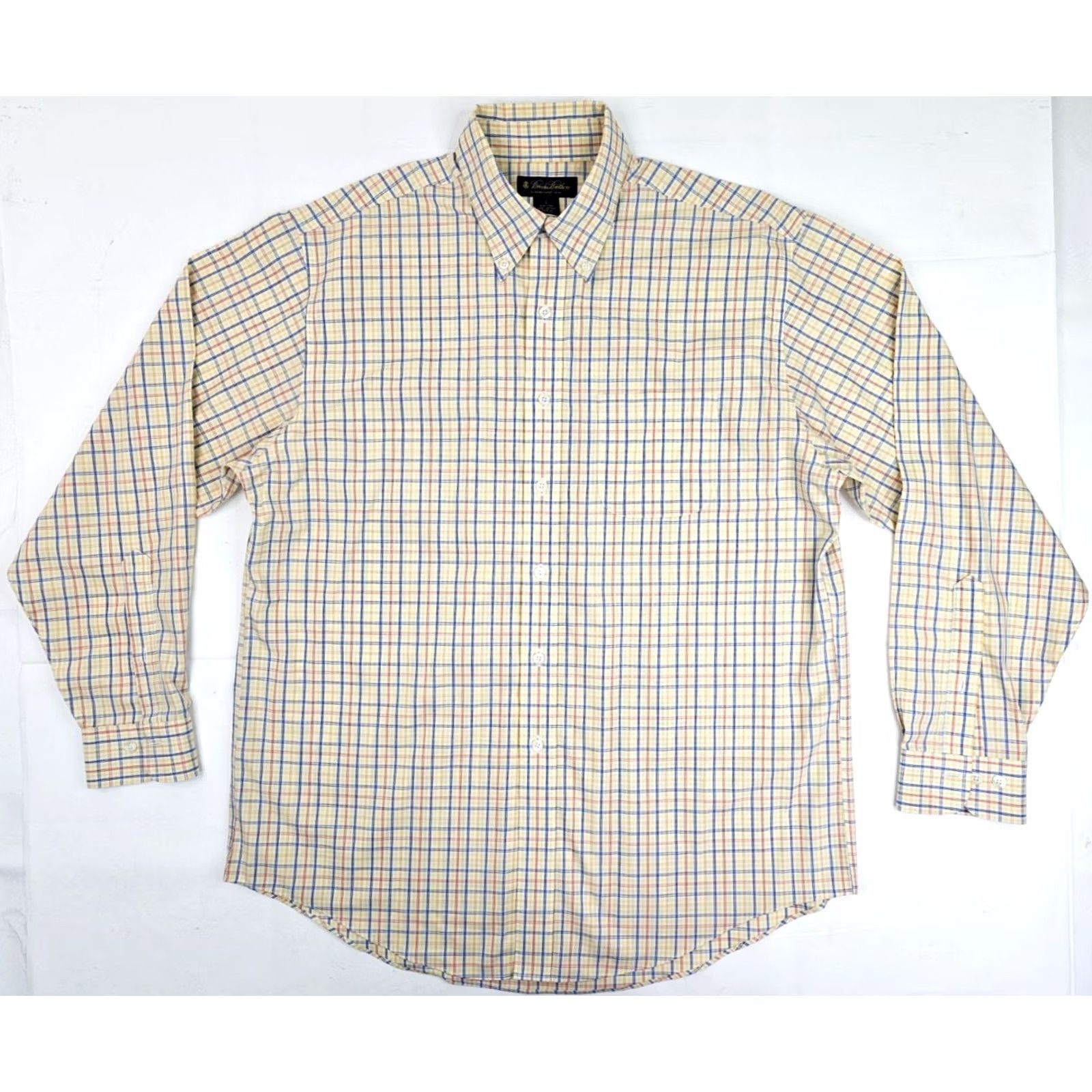Brooks Brothers Brooks Brothers Multicolor Check Geometric Non-Iron Button-Down Shirt Men L Size US L / EU 52-54 / 3 - 2 Thumbnail