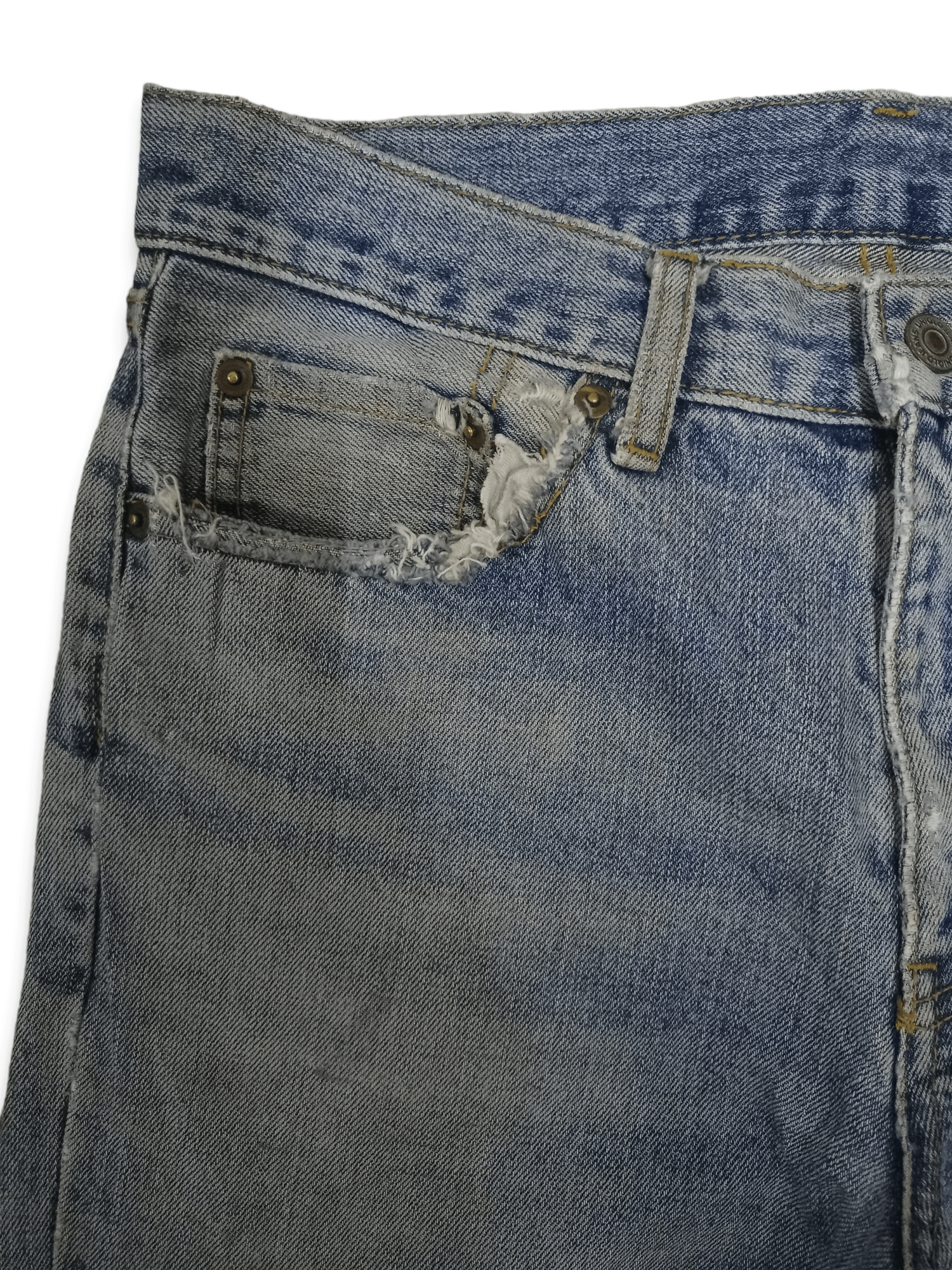 Japanese Brand × Uniqlo Vintage Japanese Uniqlo Blue Wash Bootcut Jeans Size US 30 / EU 46 - 6 Thumbnail