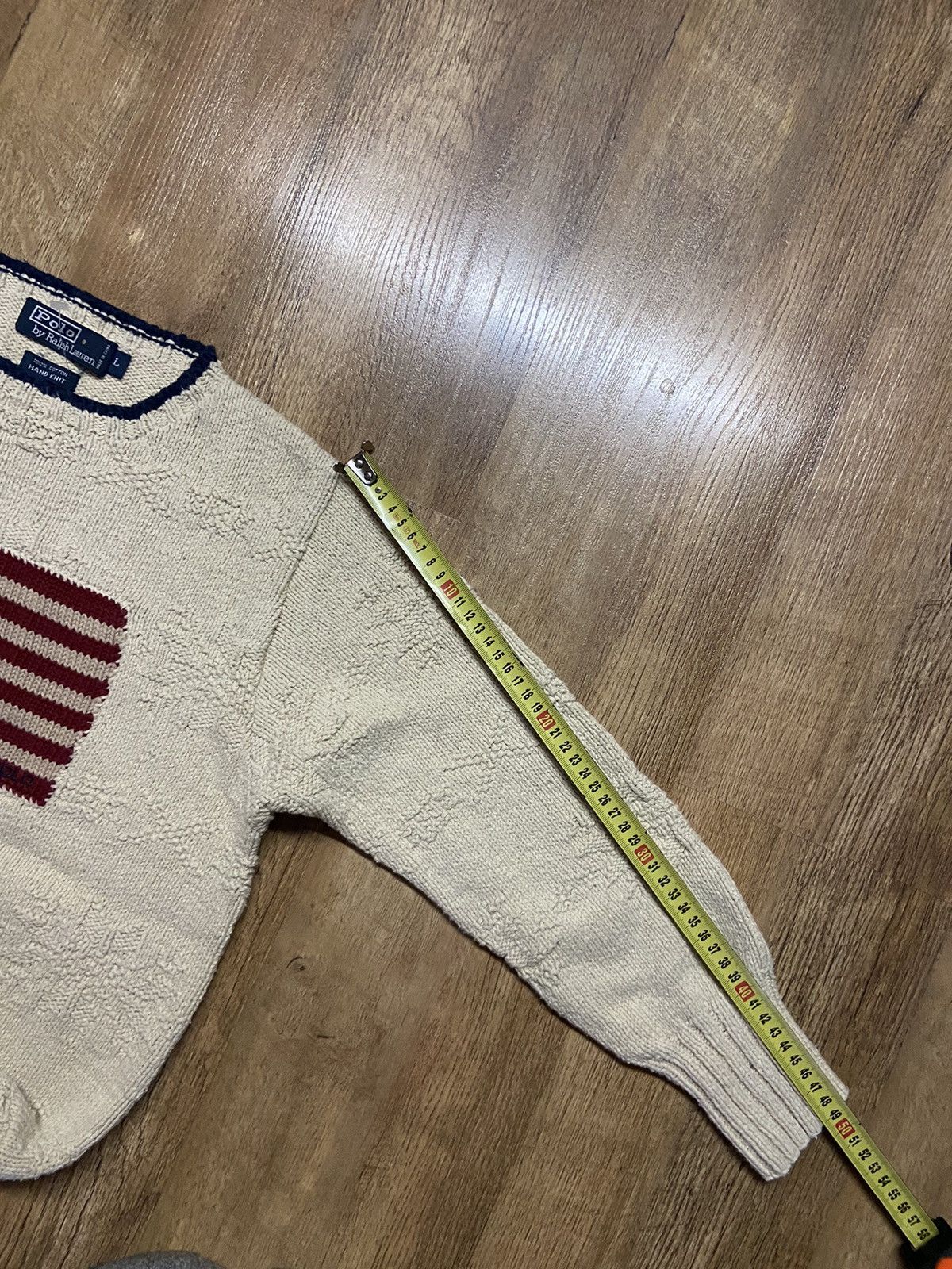 Polo Ralph Lauren × Ralph Lauren RALPH LAUREN KNITTED USA LOGO SWEATER JUMPER Size L / US 10 / IT 46 - 11 Thumbnail