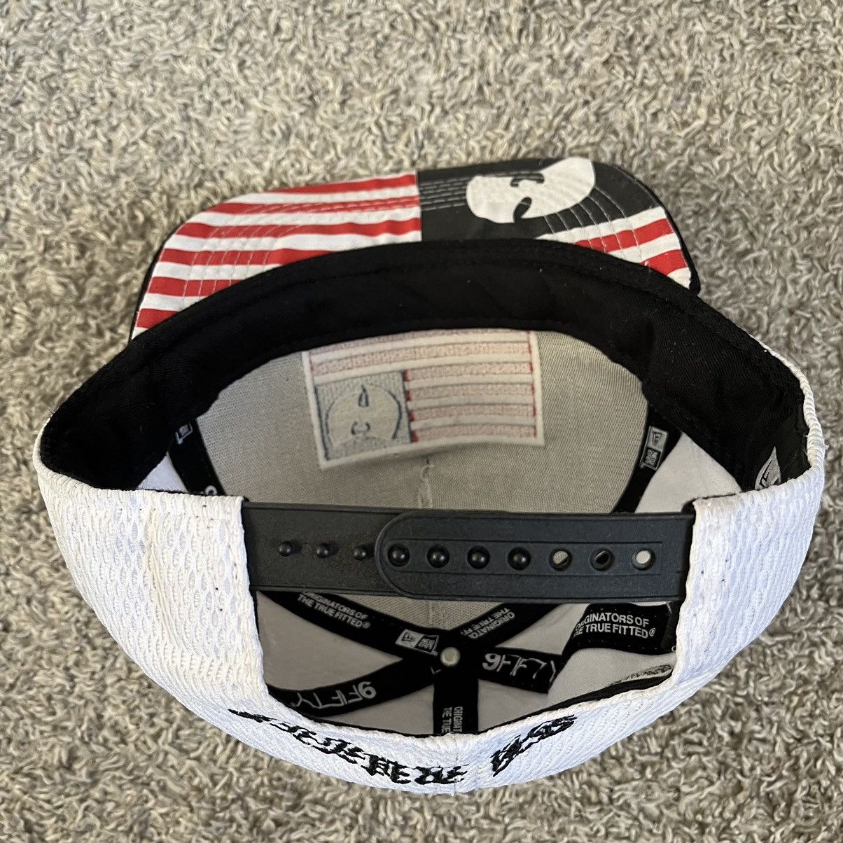Wu-Tang Clan 🔴Wu-Tang Iron Flag Hat White Snapback WuTang Cash Rules Rza Size ONE SIZE - 8 Thumbnail