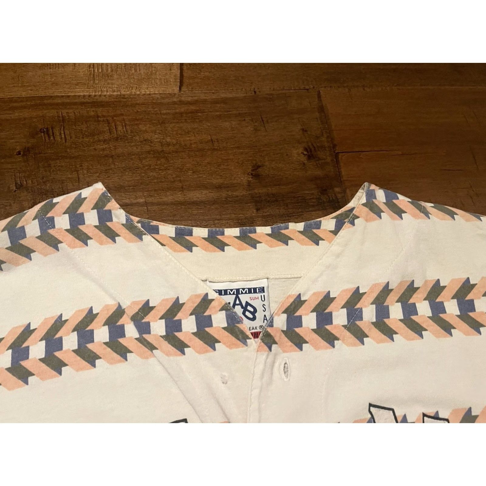 Vintage VINTAGE Gimmie Sum International USA Baseball Jersey Shirt - Men's Large Size US L / EU 52-54 / 3 - 5 Thumbnail