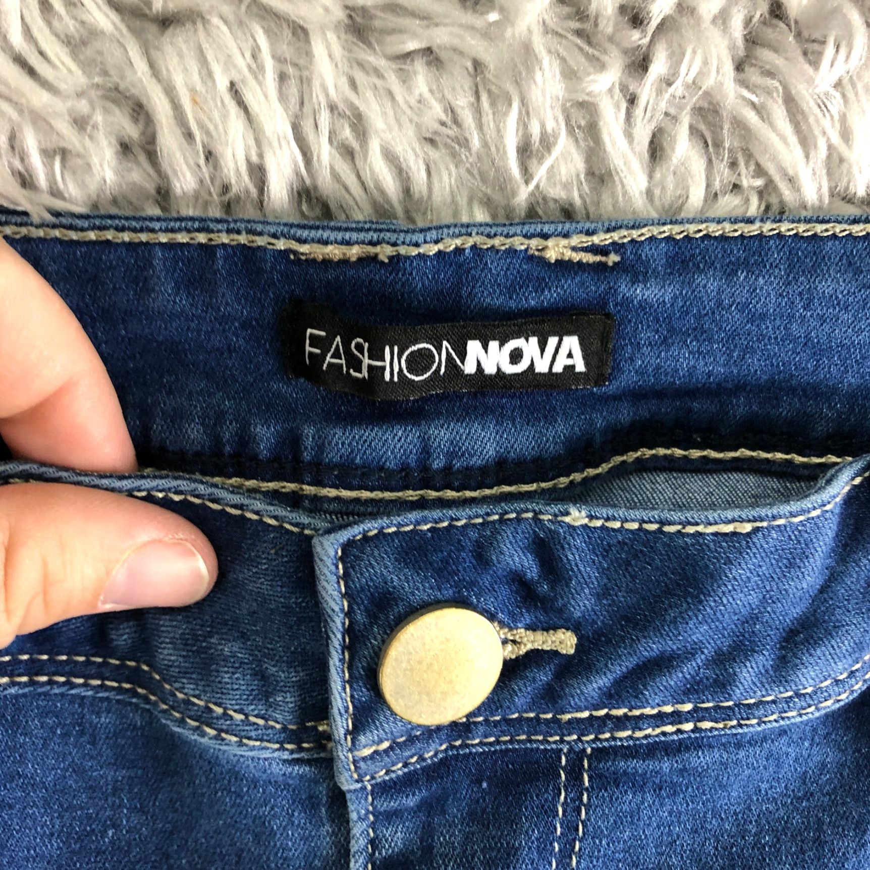 Fashion Nova Fashion Nova Jeans Womens Size 16 High Rise Skinny Medium Wash Blue Denim Size 38" / US 16 / IT 52 - 7 Thumbnail