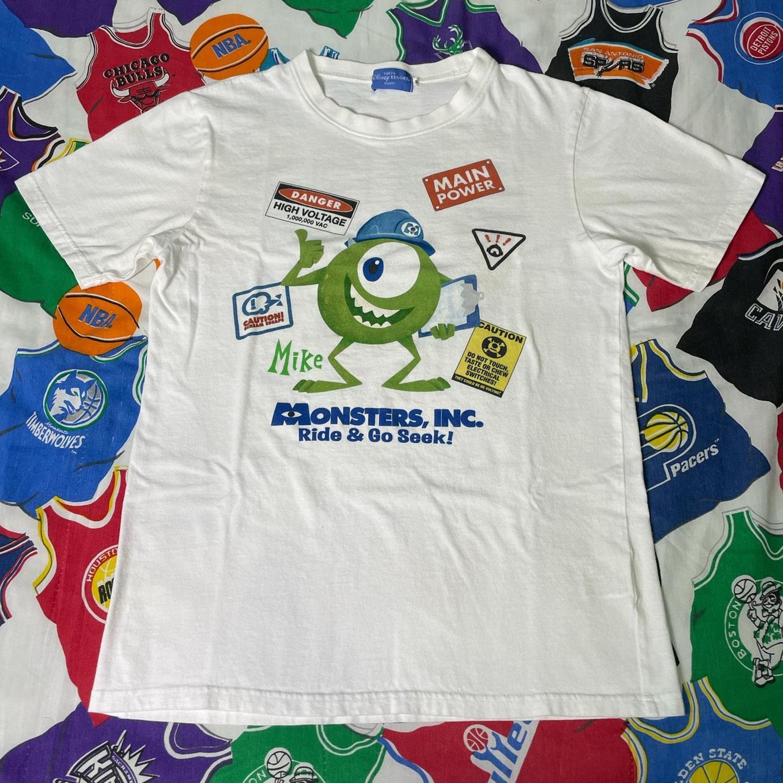 Disney Tokyo Disney Resort Monsters Inc. Mike & Sully Movie Tee Size US S / EU 44-46 / 1 - 1 Thumbnail
