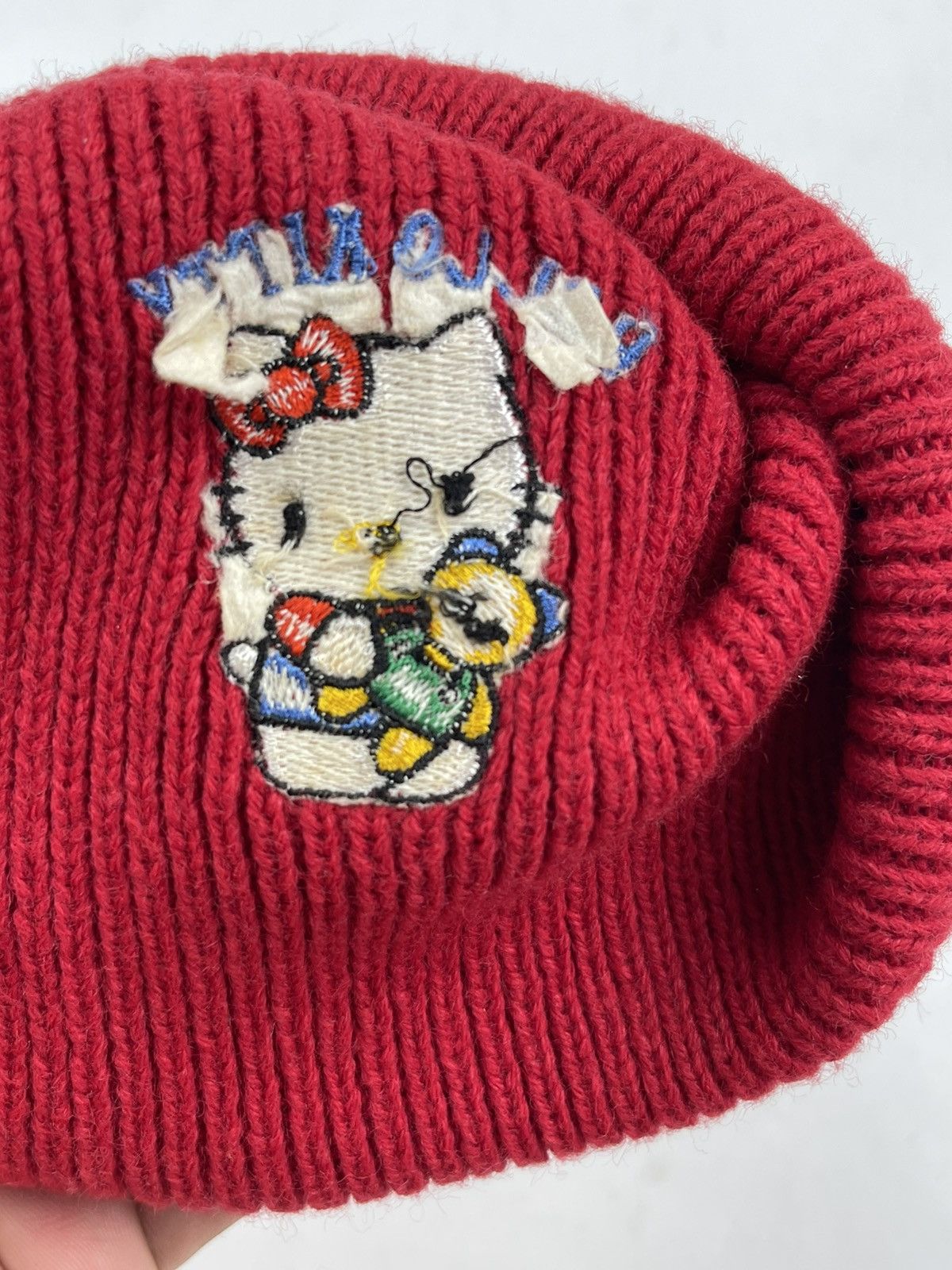 Vintage rare hello kitty beanie hat snow cap tc26 Size ONE SIZE - 7 Thumbnail