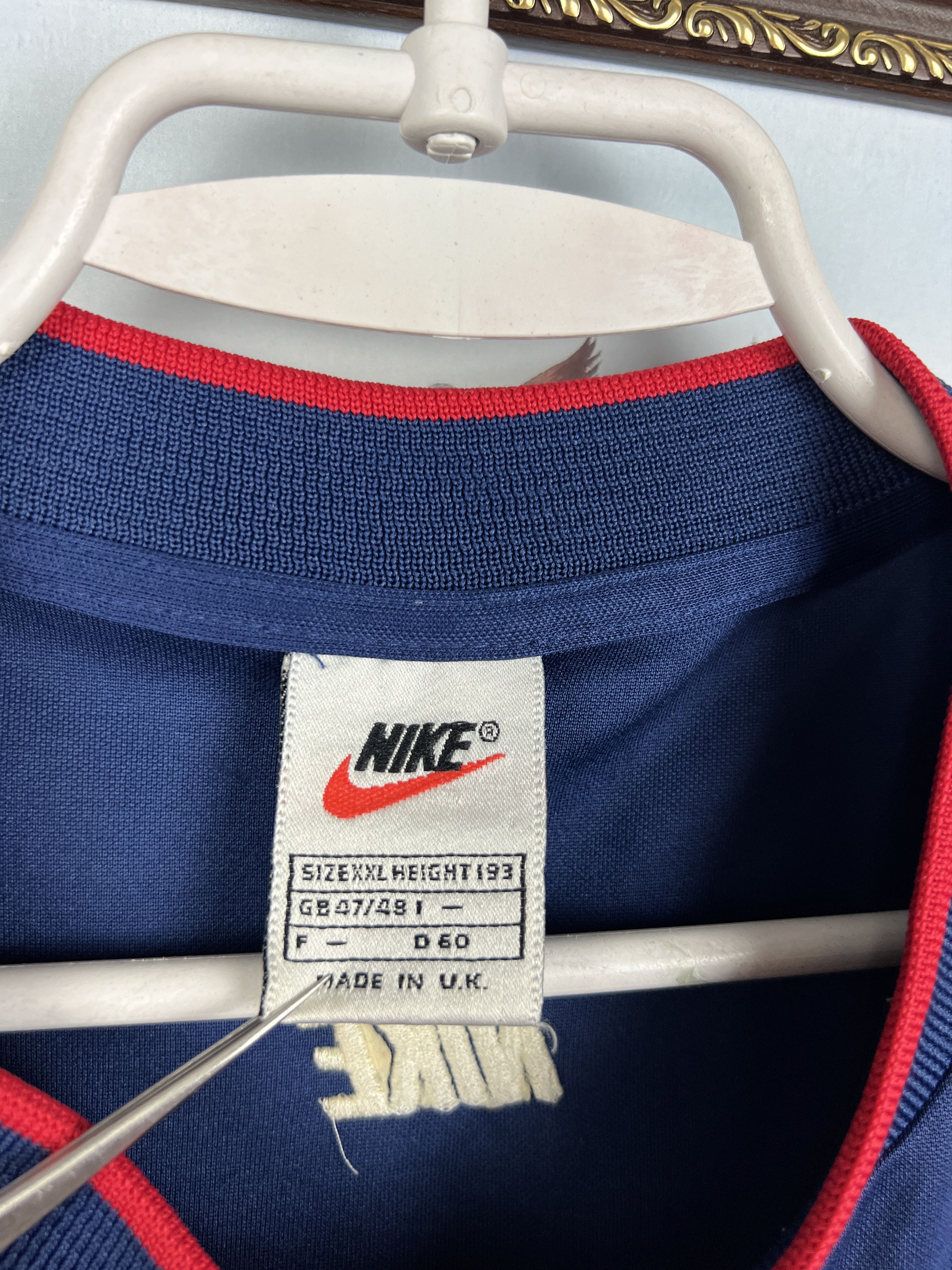 Nike Vintage Arsenal Football Train Shirt Soccer Jersey Trikot Size US XXL / EU 58 / 5 - 6 Thumbnail
