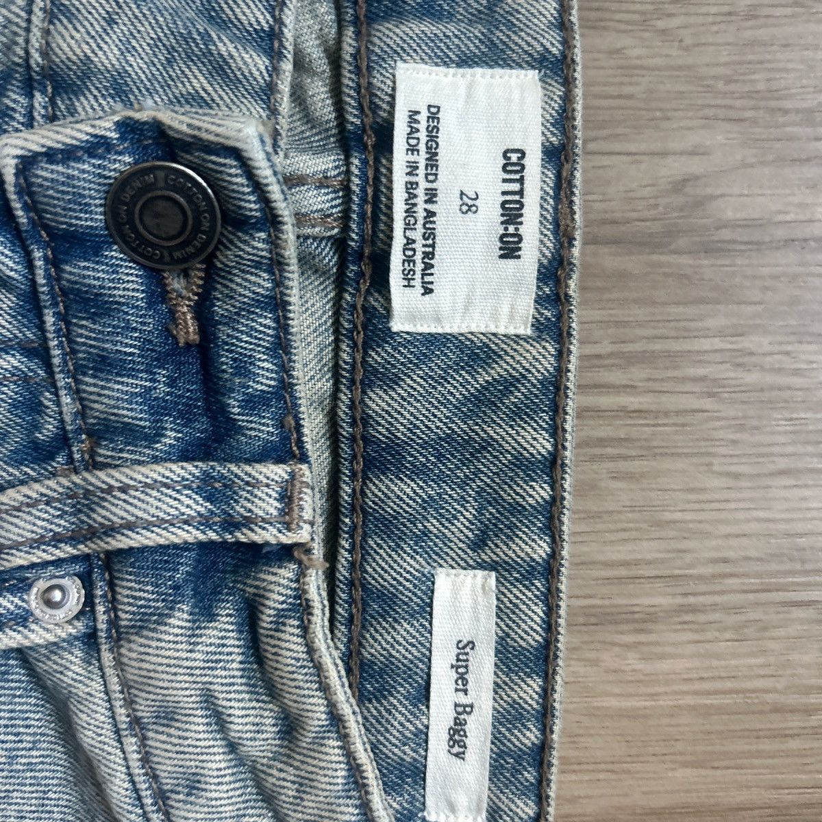 Cotton On cotton super baggy jeans Size US 28 / EU 44 - 3 Thumbnail