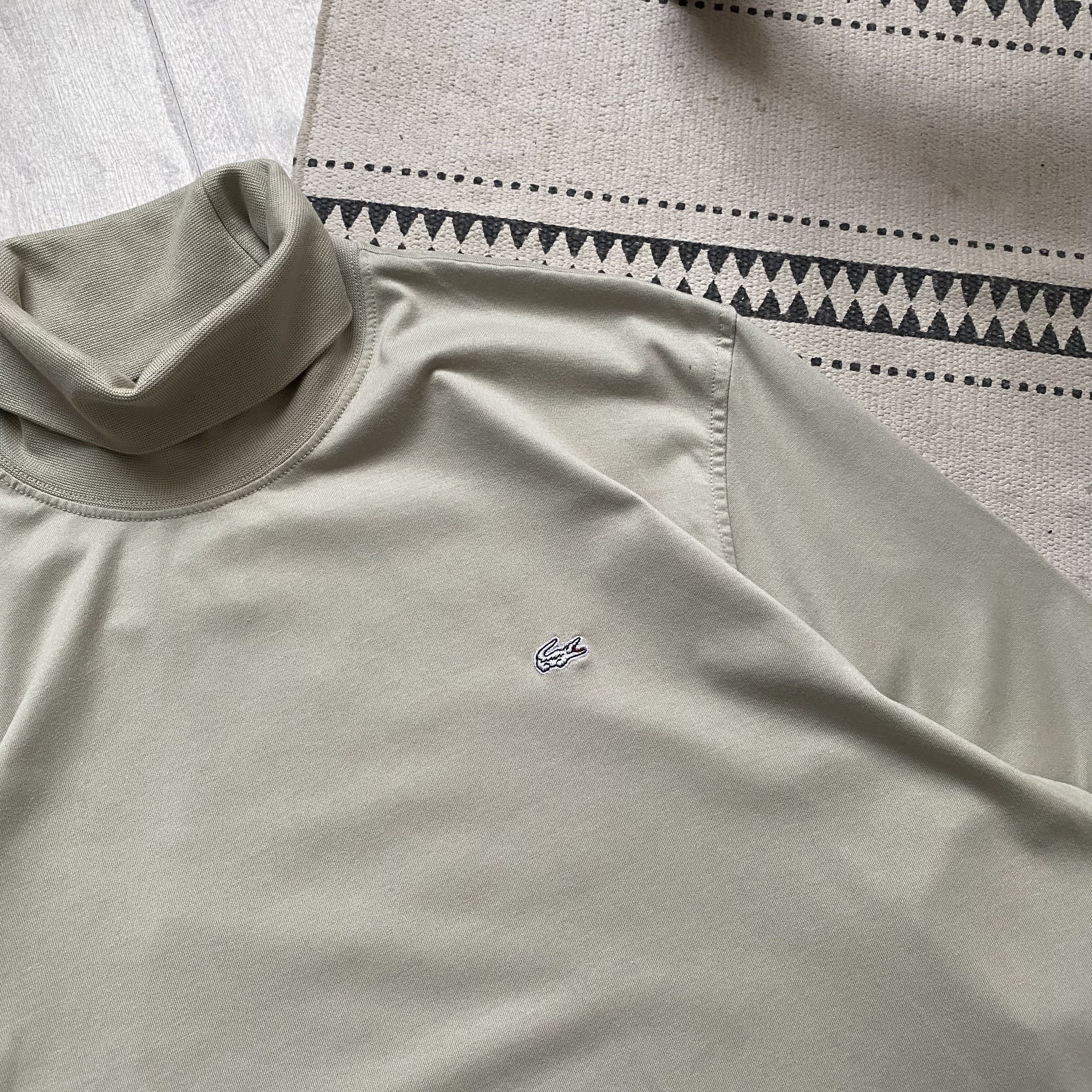 Lacoste 🐊 Vintage Lacoste Turtleneck long sleeve Oldmoney Size US L / EU 52-54 / 3 - 4 Thumbnail