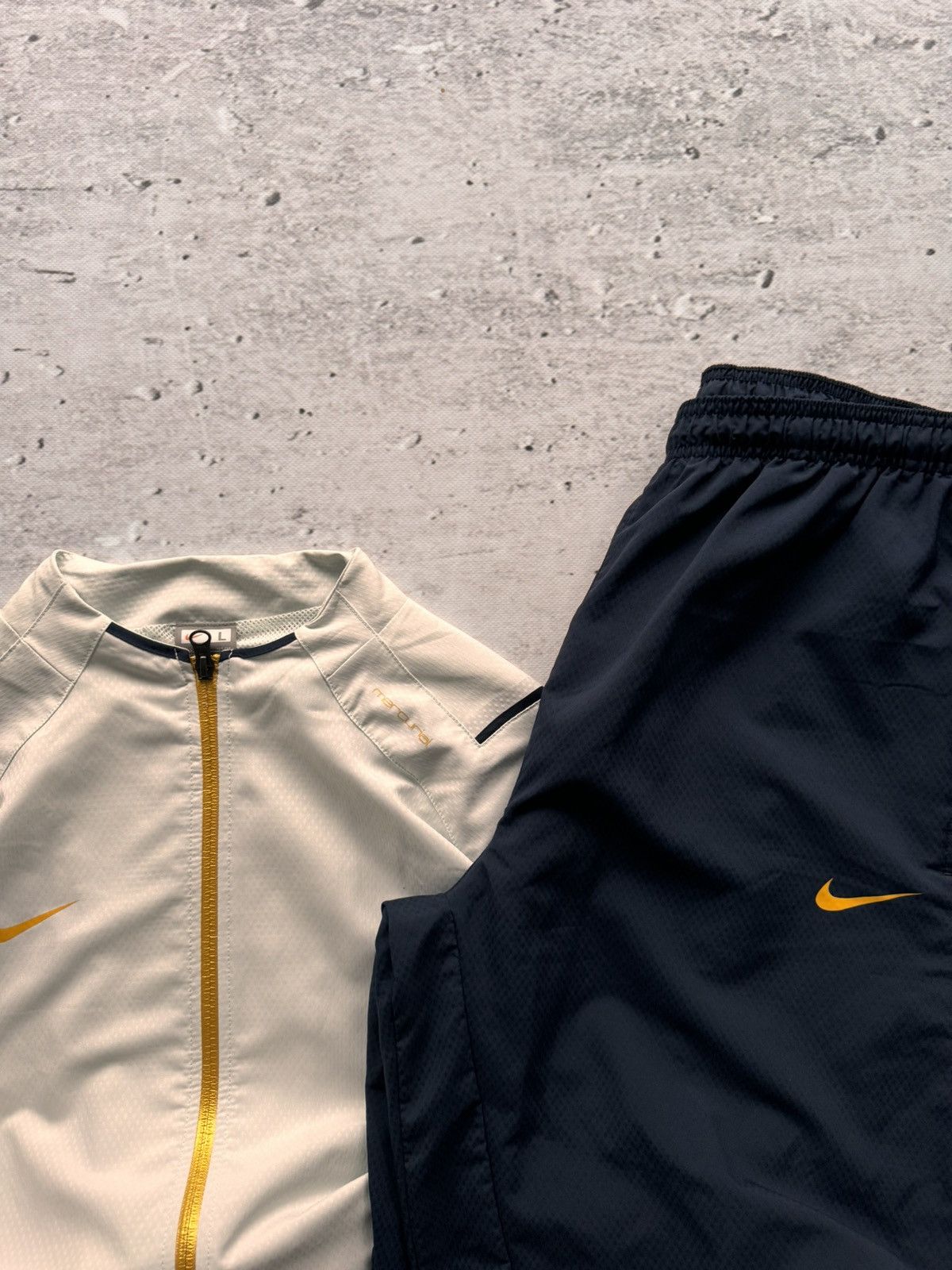 Nike × Vintage NIKE VINTAGE OVERSIZE DRIL TRACK SUIT Y2k Size US L / EU 52-54 / 3 - 5 Thumbnail