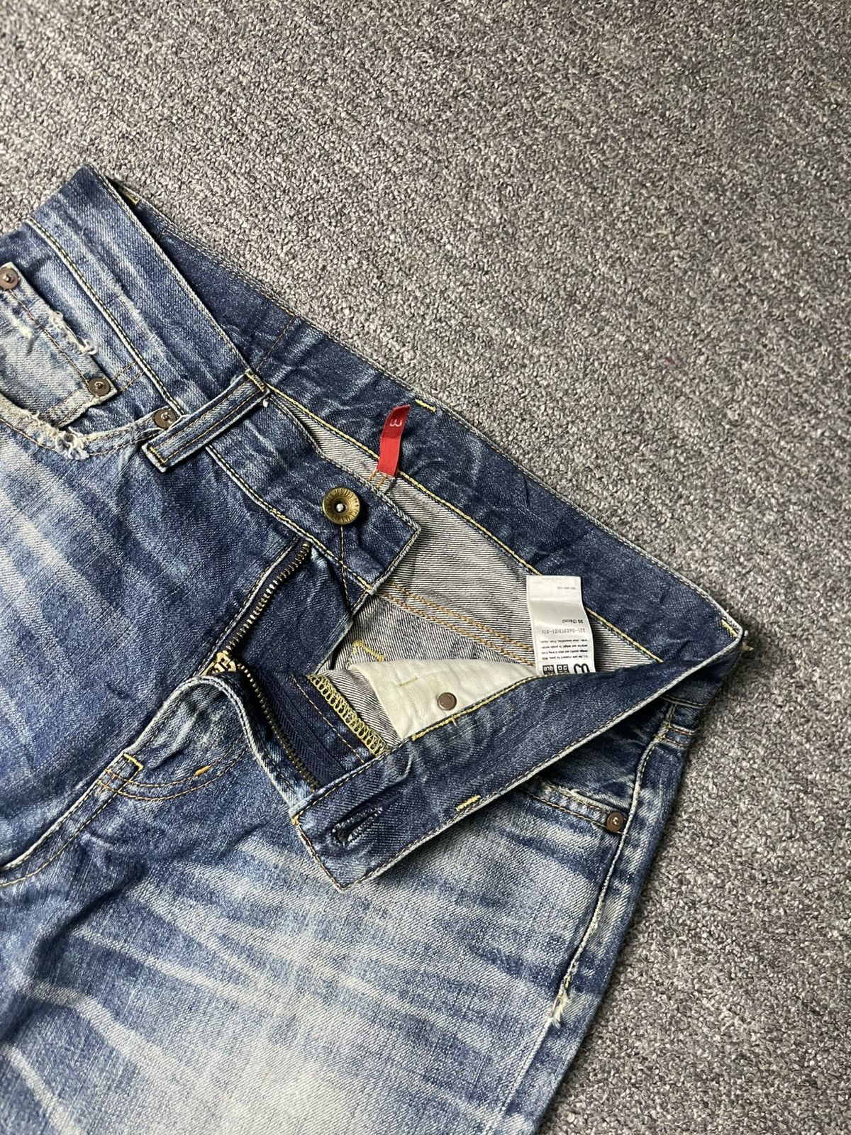 Japanese Brand × Uniqlo × Vintage UNIQLO Brand Straight Cut Jeans (91) Size US 32 / EU 48 - 7 Thumbnail