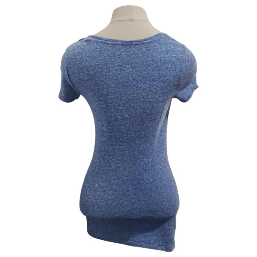 Designer CT1829 AEO NWT Light Blue V-neck Tee XS Size XS / US 0-2 / IT 36-38 - 6 Thumbnail