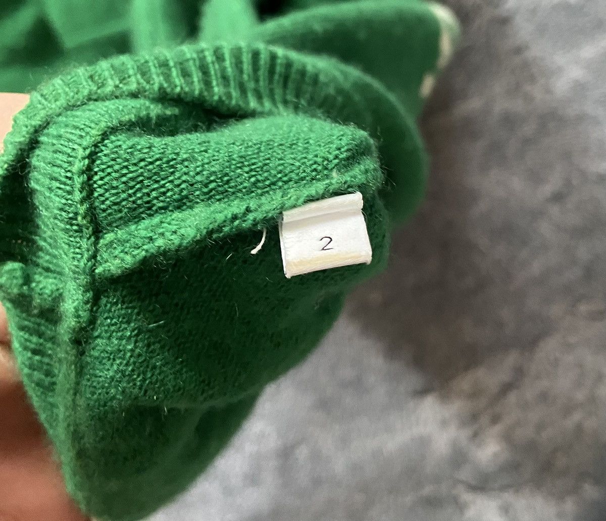 Sandro Sandro generation sweater crew neck green big logo Size XS / US 0-2 / IT 36-38 - 7 Thumbnail