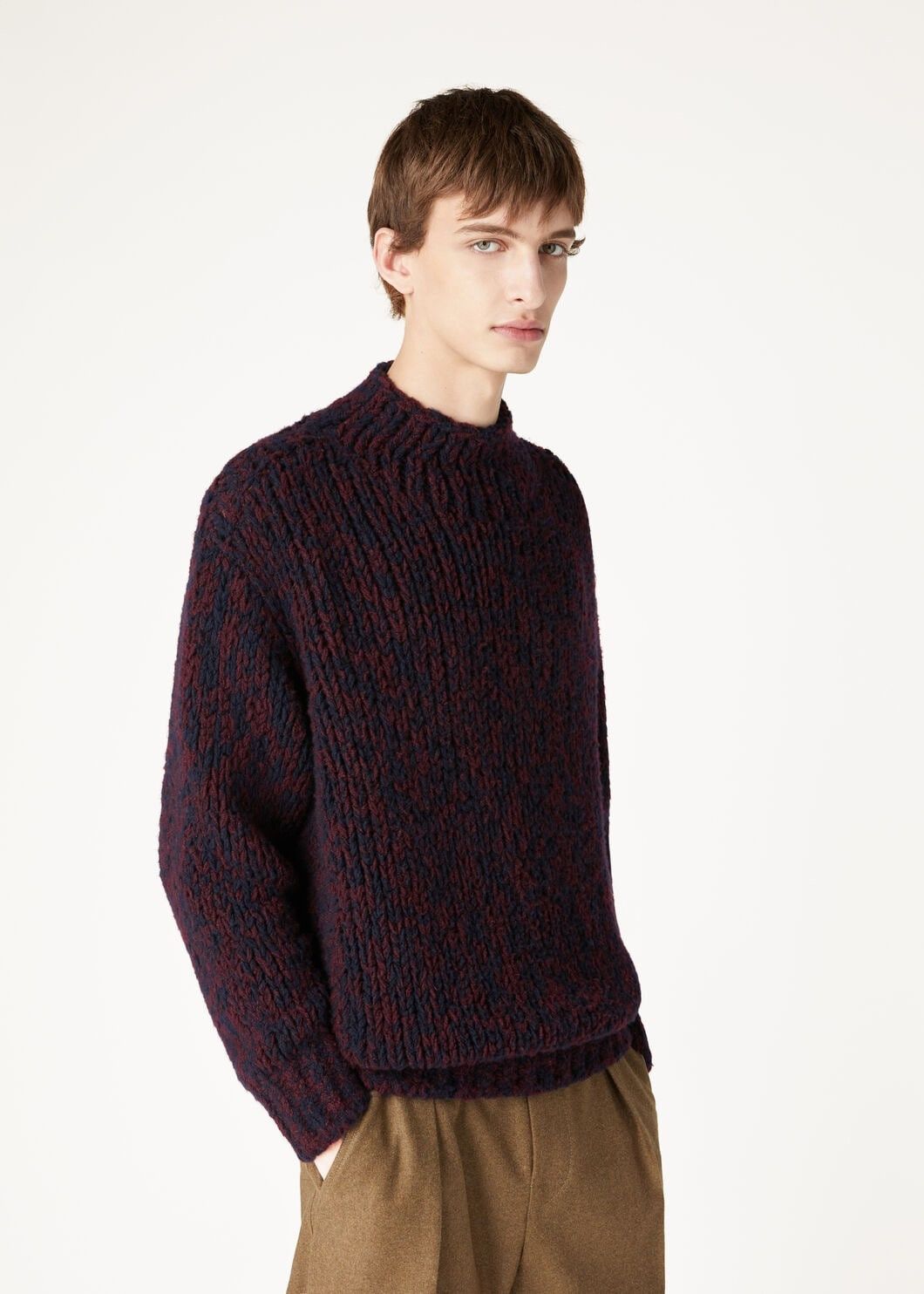 Loro Piana o1w1db10725 FAM9384 Barba Ferrero Turtleneck Sweater Size US XL / EU 56 / 4 - 4 Thumbnail