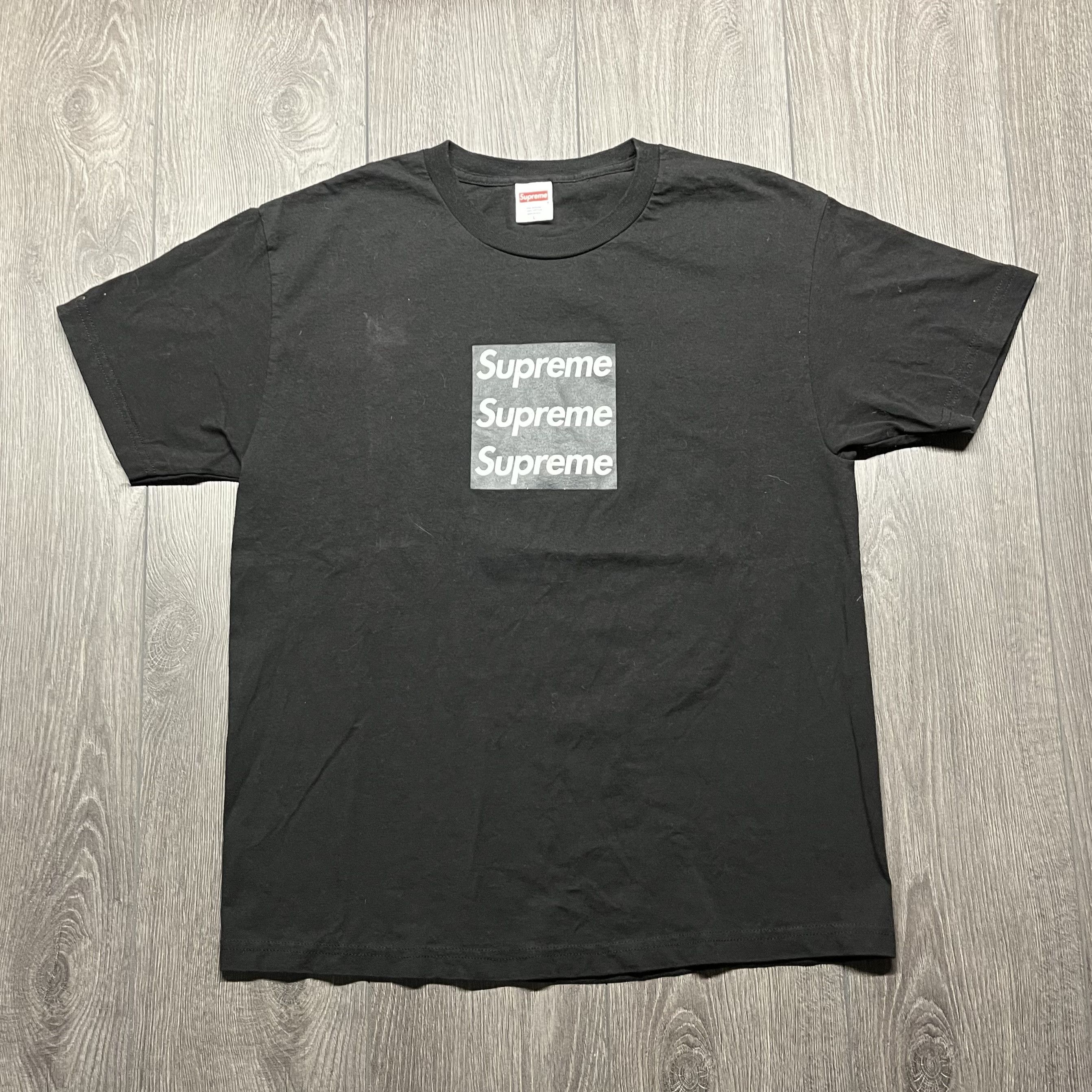 Supreme Box Logo Tee Black 　XXL Supreme Box Logo Tee (FW23) Black Men's - FW23 - US