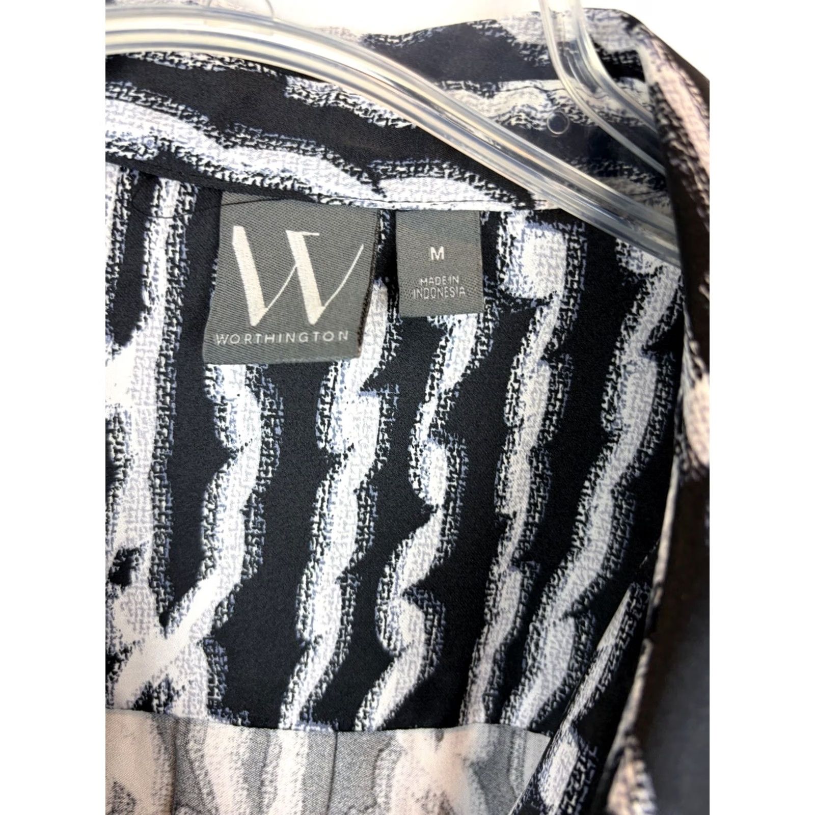 Worthington Worthington Midi Wrap Dress Womens Medium Brown Print Ruched Career Office New Size M / US 6-8 / IT 42-44 - 3 Thumbnail