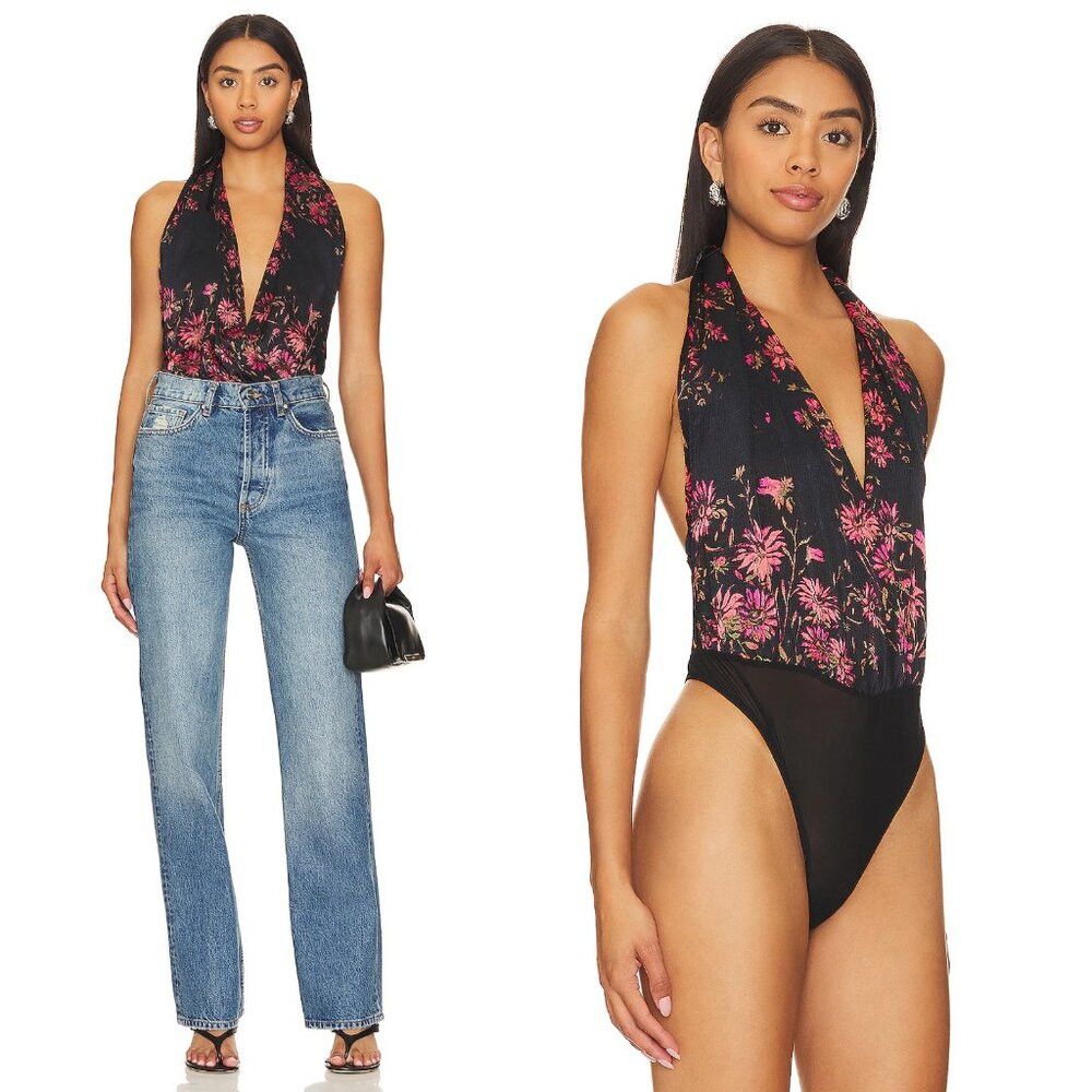 Free People NWT New Free People There She Goes Printed Bodysuit Size S Size S / US 4 / IT 40 - 2 Thumbnail