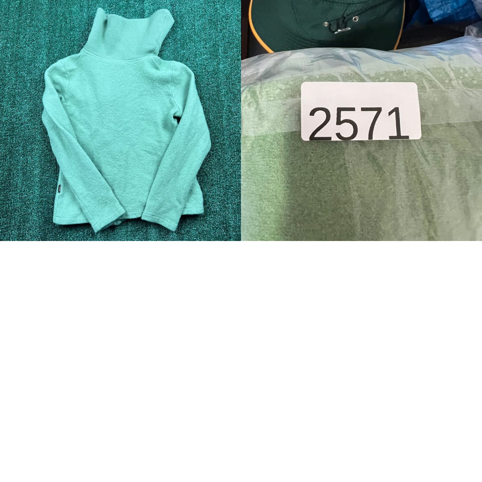 Vintage KÜHL Sweater Women L Sage Green 100% Merino Wool Full Zip Funnel Neck Raglan Sleeve Pockets Solid Breathable Vintage No (omit N/A) Size L / US 10 / IT 46 - 8 Thumbnail