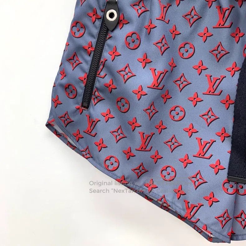 Louis Vuitton Louis Vuitton 23 color-block logo full print shorts Size US 36 / EU 52 - 4 Thumbnail